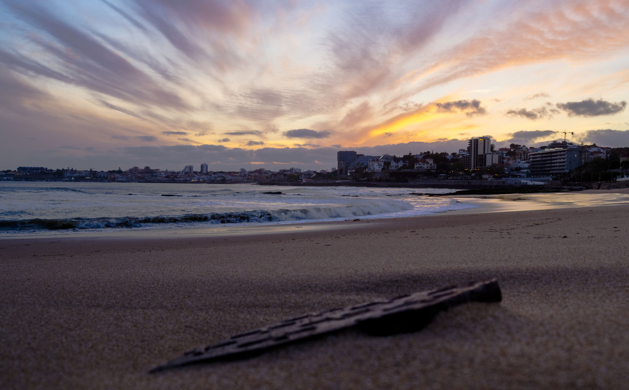 Olympus PEN E-PM2 sample photo. Sunset portugal photography