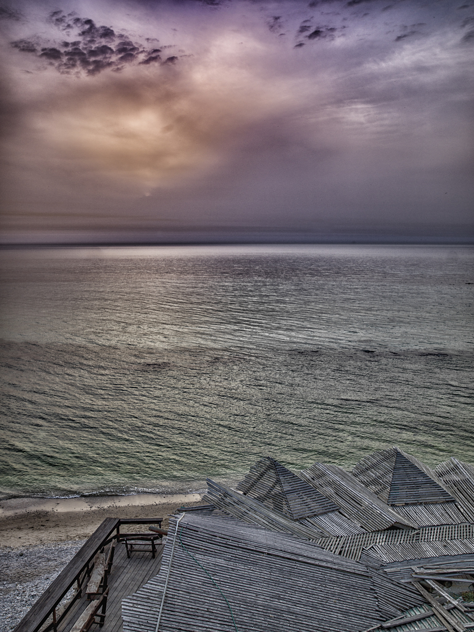 Hasselblad H4D + HC 35 sample photo. Wooden roof above the sea photography