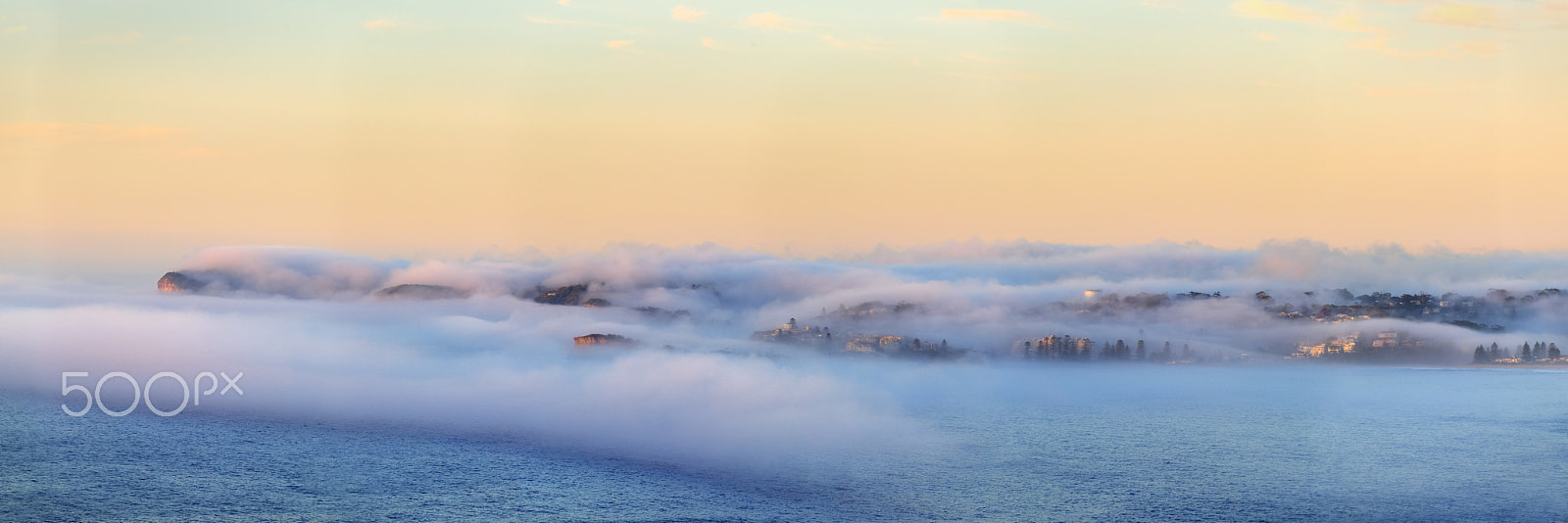 Canon EOS-1D Mark IV sample photo. Fog over terrigal photography