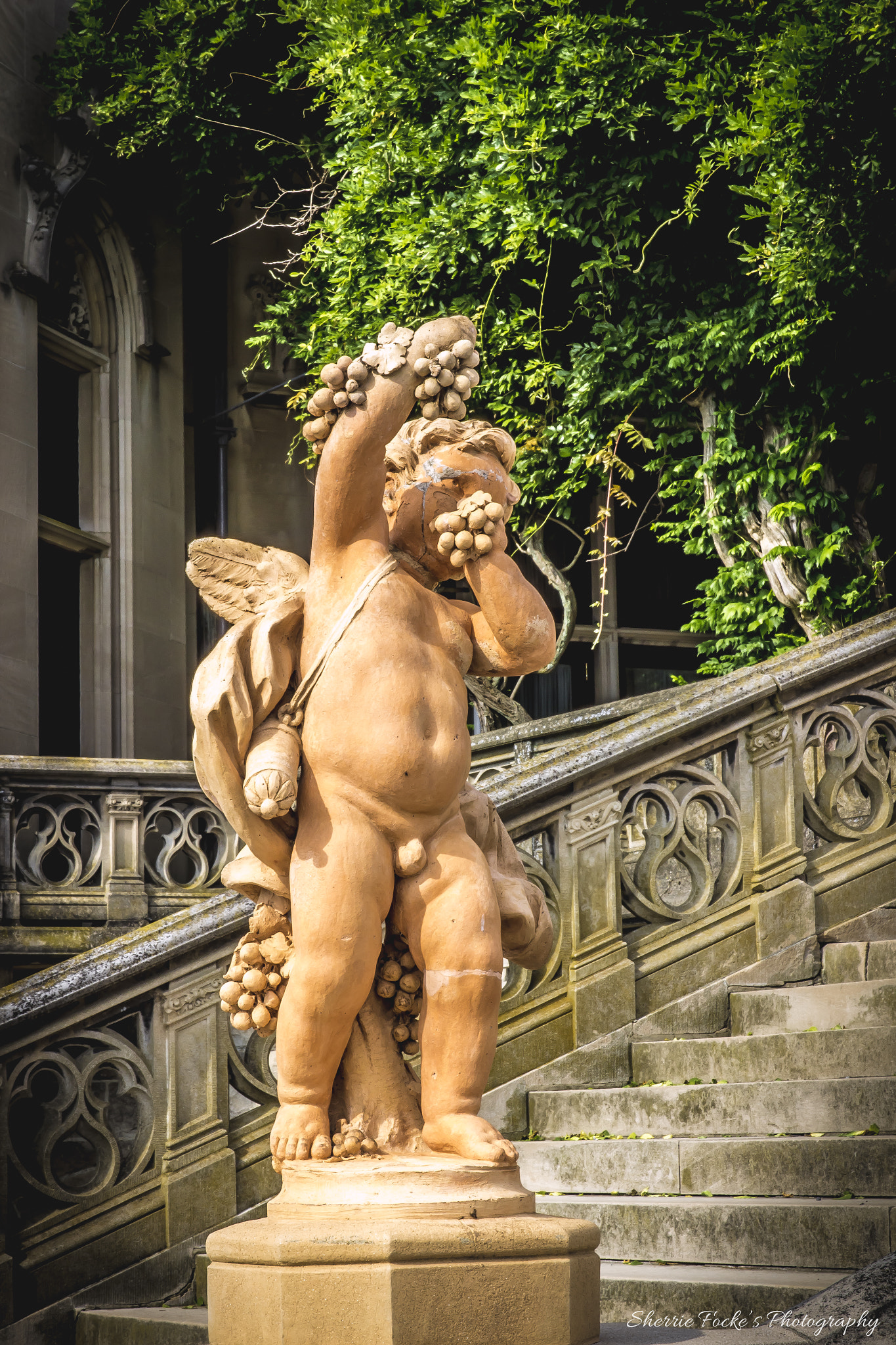 Canon EF 24-70mm F2.8L II USM sample photo. Biltmore cupid statue photography