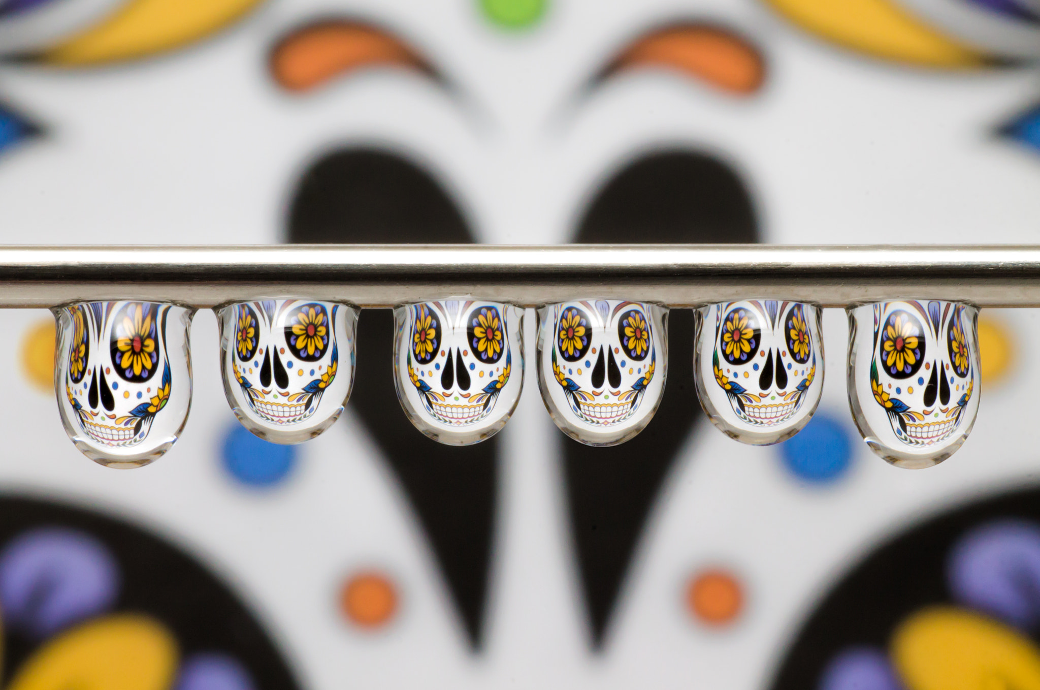 Tamron SP AF 90mm F2.8 Di Macro sample photo. Candy skull photography