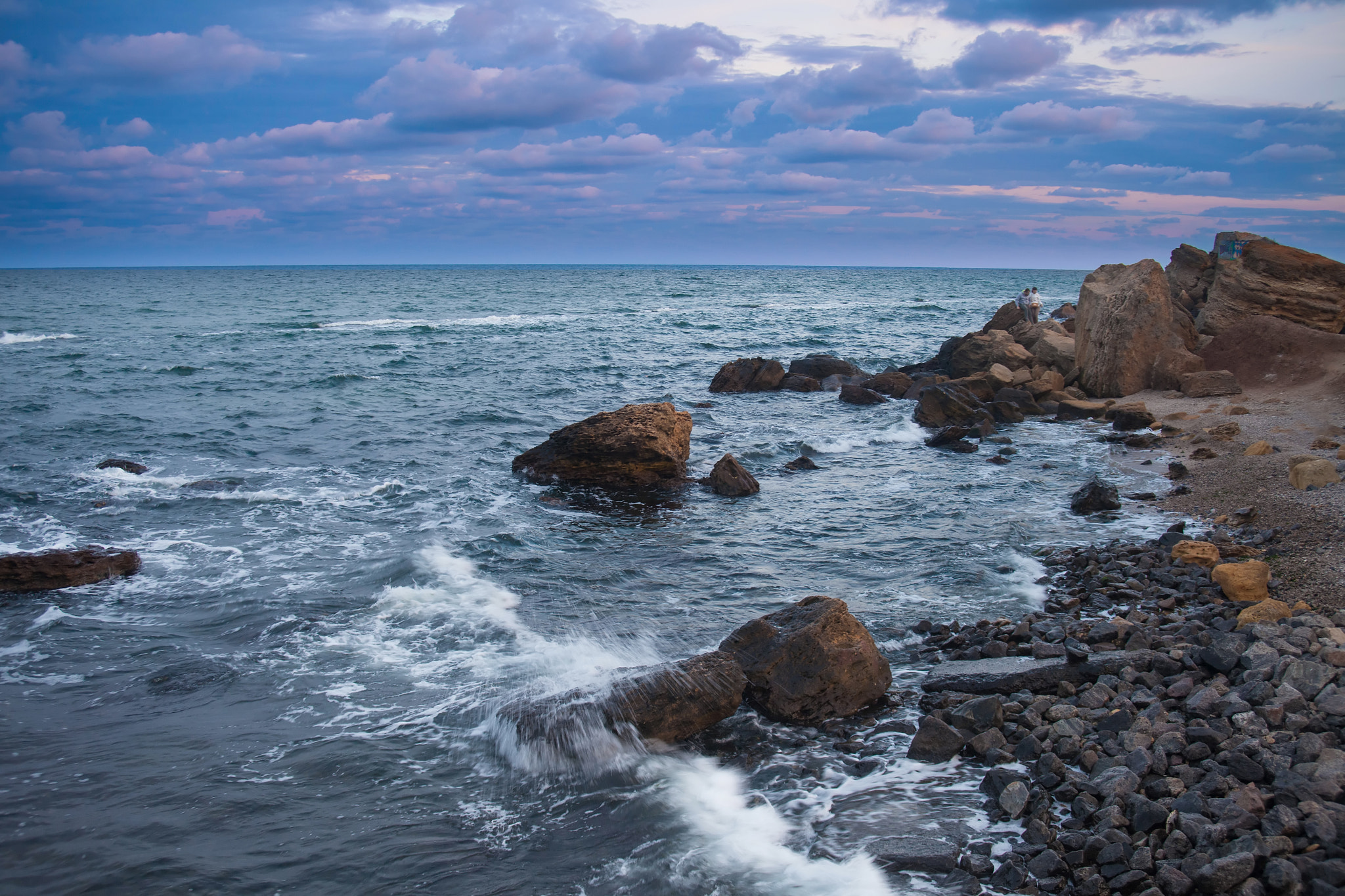 Canon EF 35-105mm f/3.5-4.5 sample photo. Sunset storm photography