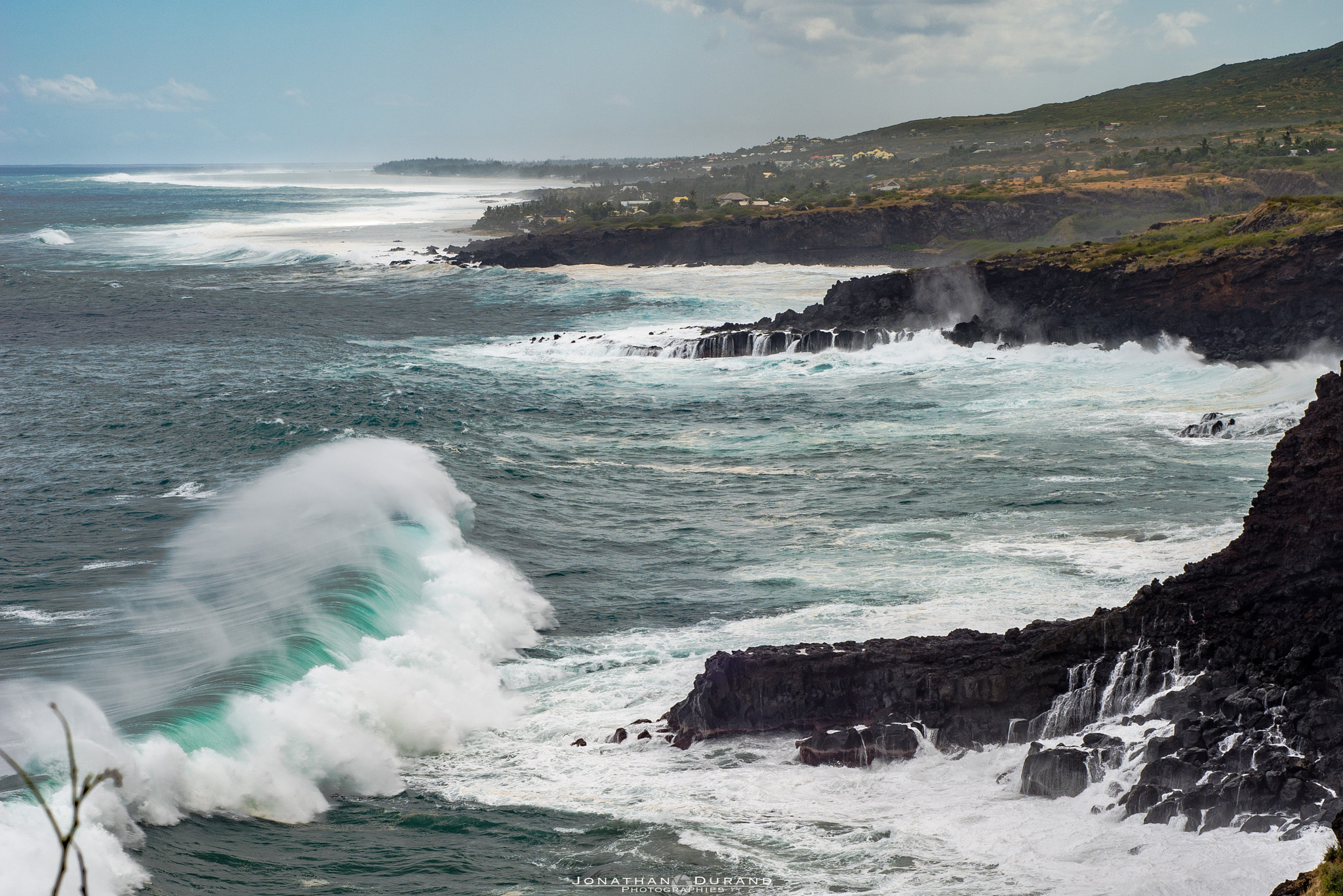 Nikon D600 + AF Nikkor 50mm f/1.8 sample photo. Swell at reunion island 2 photography