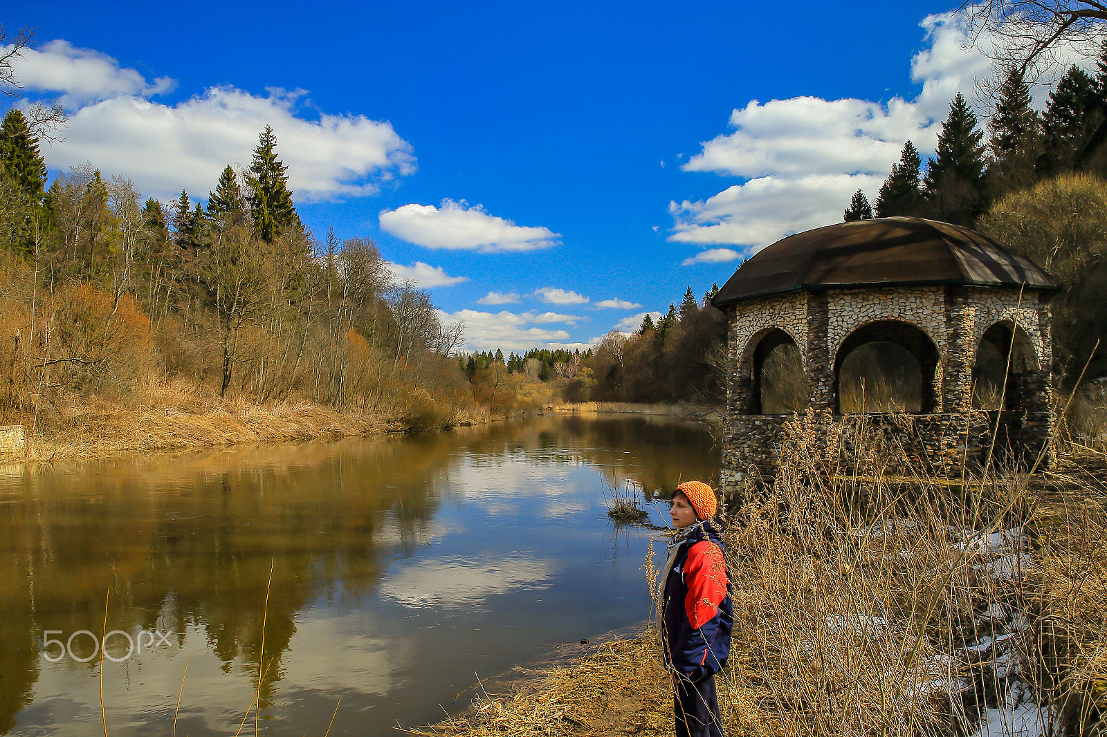 Canon EF 28-80mm f/2.8-4L sample photo. Nature and person in the spring_2016 photography