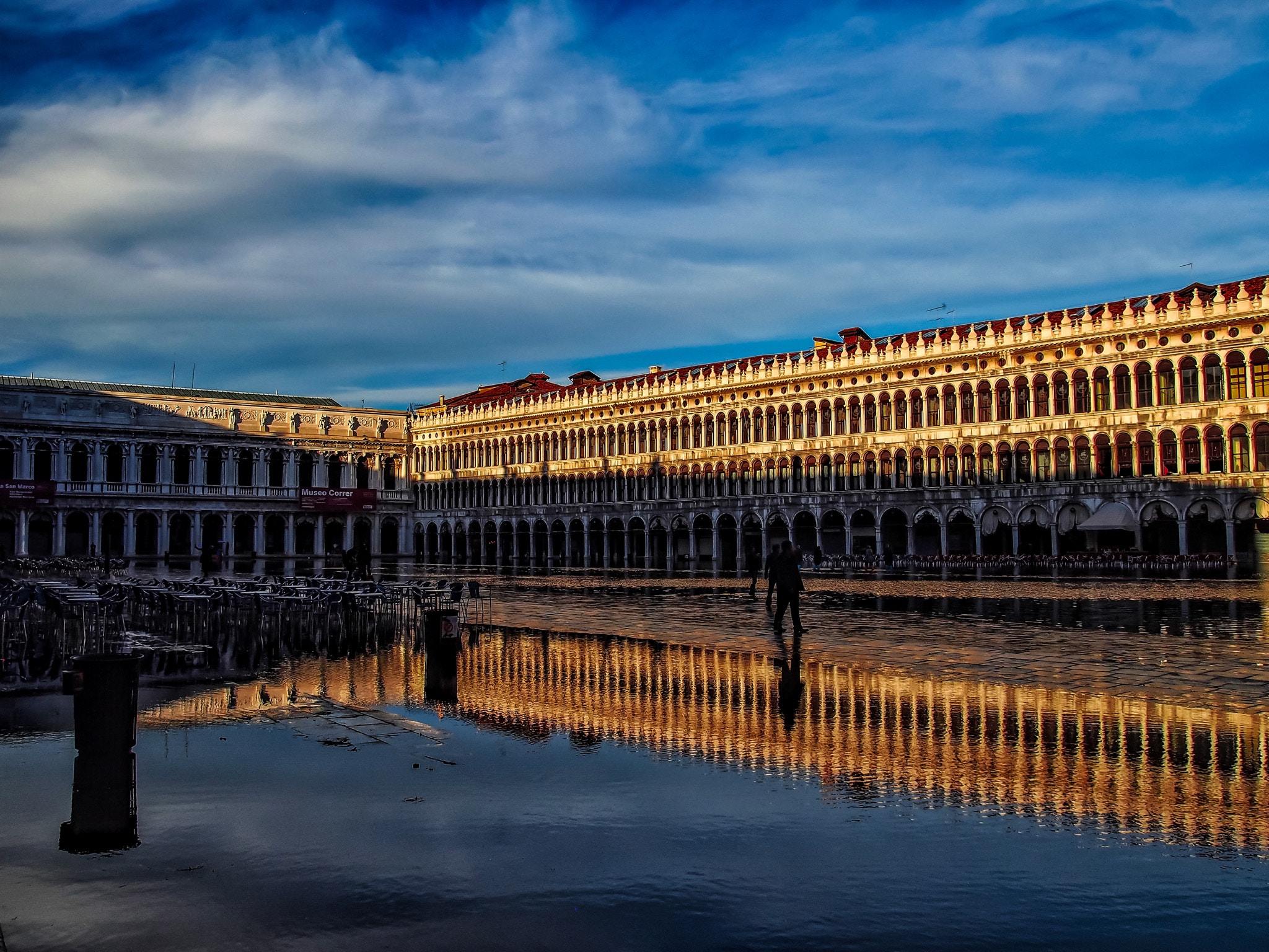 Olympus PEN E-PM2 sample photo. Memory of venice 3 - morning tide at piazza san marco photography