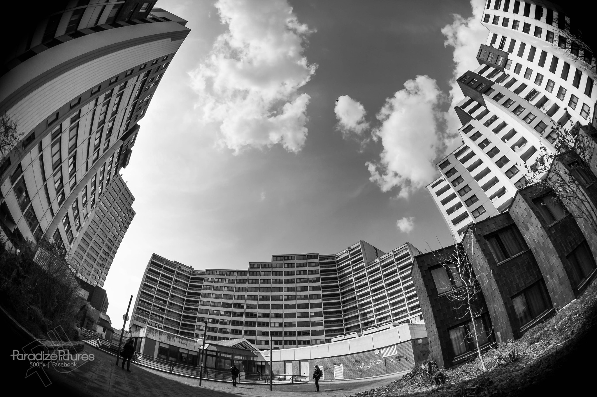 Sigma 8mm F3.5 EX DG Circular Fisheye sample photo. "lost" ihmezentrum in hanover, germany photography