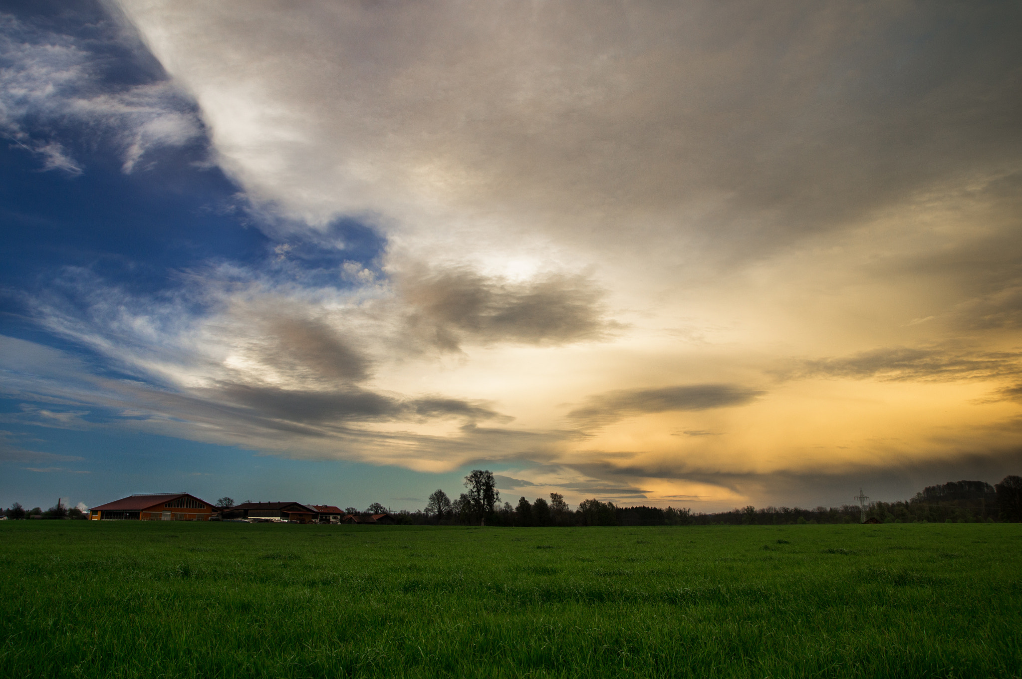 Sony SLT-A57 sample photo. Shower clouds photography