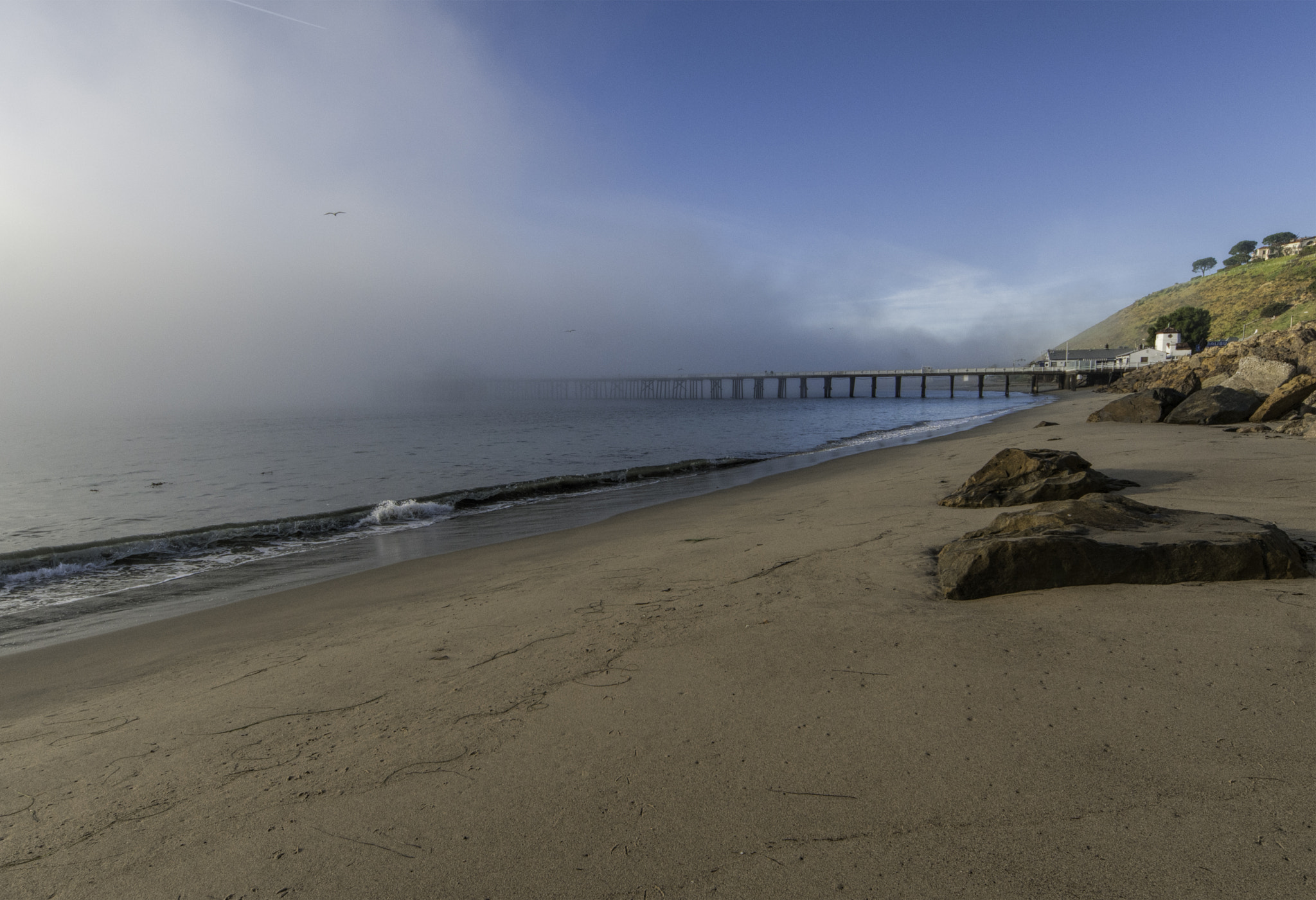 Sigma 12-24mm F4.5-5.6 EX DG Aspherical HSM sample photo. Malibu fog photography