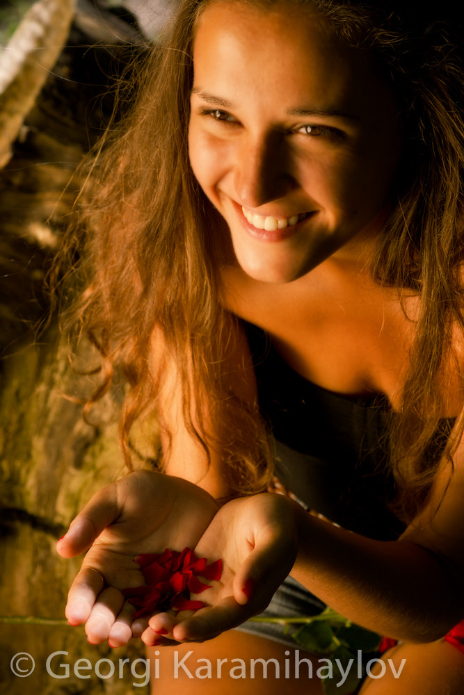 Sony SLT-A65 (SLT-A65V) + Sony 100mm F2.8 Macro sample photo. Sunny smile :) photography