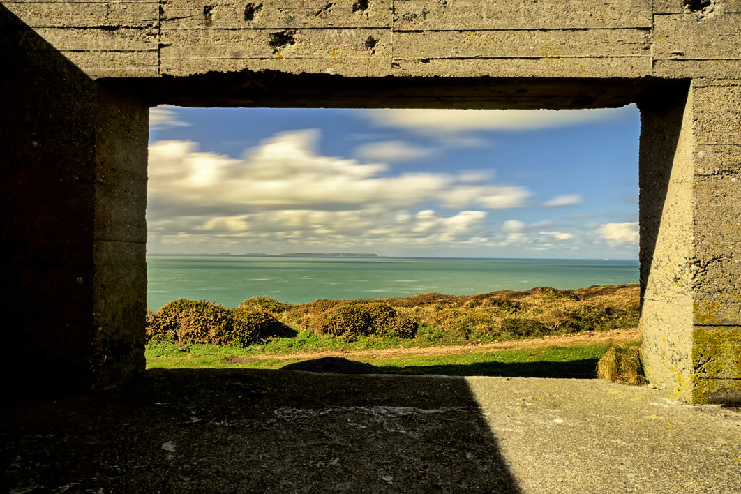 Sony a6000 + Canon EF 17-40mm F4L USM sample photo. Les landes moving clouds photography