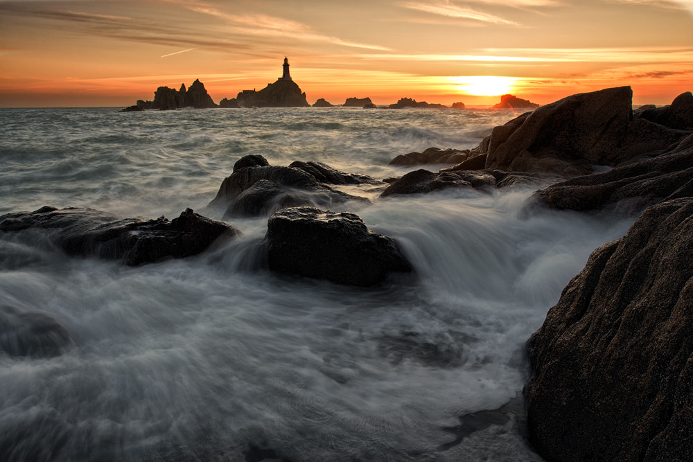 Sony a6000 + Canon EF 17-40mm F4L USM sample photo. Corbiere sunset photography