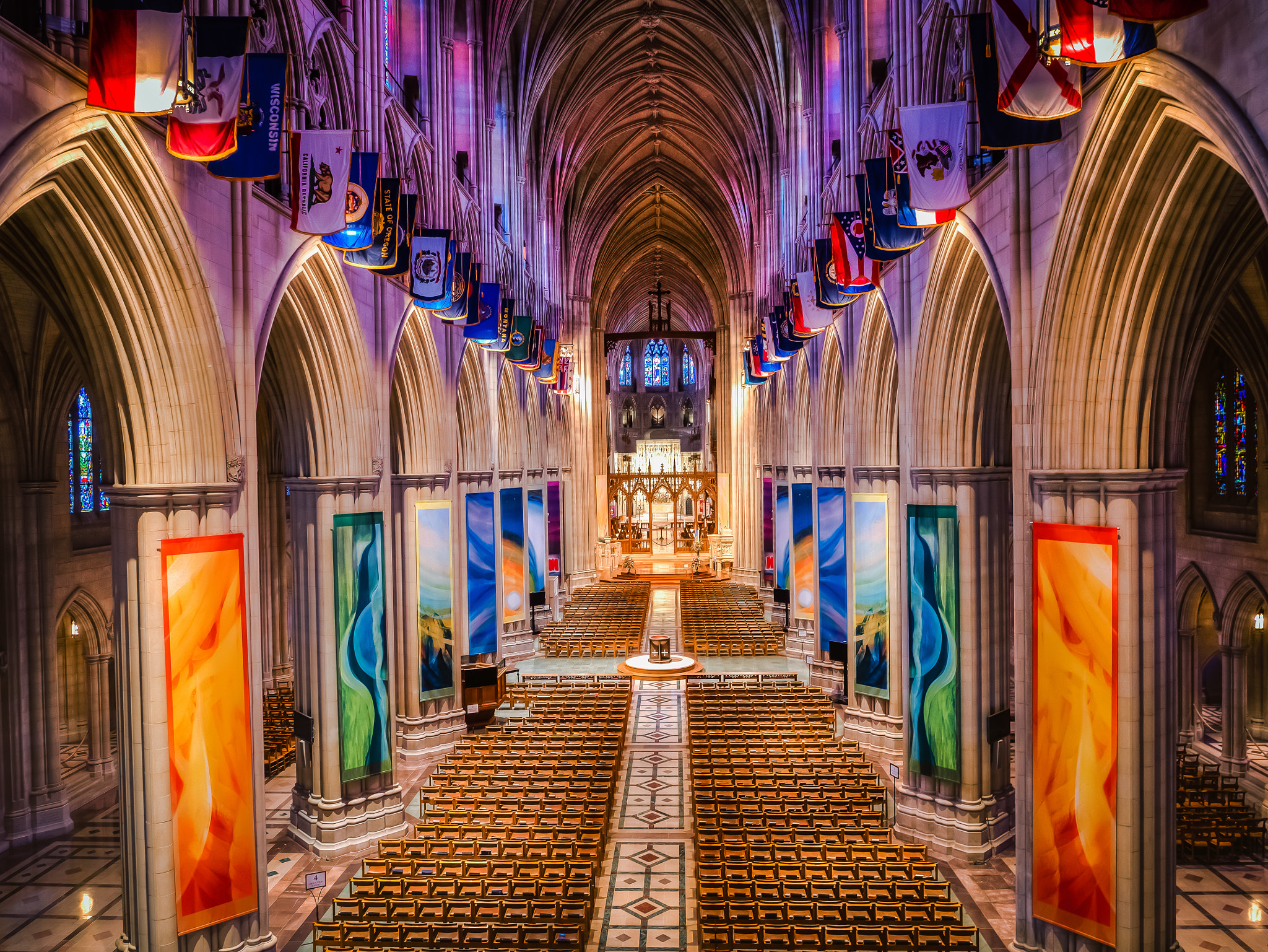 Panasonic Lumix DMC-GX7 + OLYMPUS M.12mm F2.0 sample photo. National cathedral photography