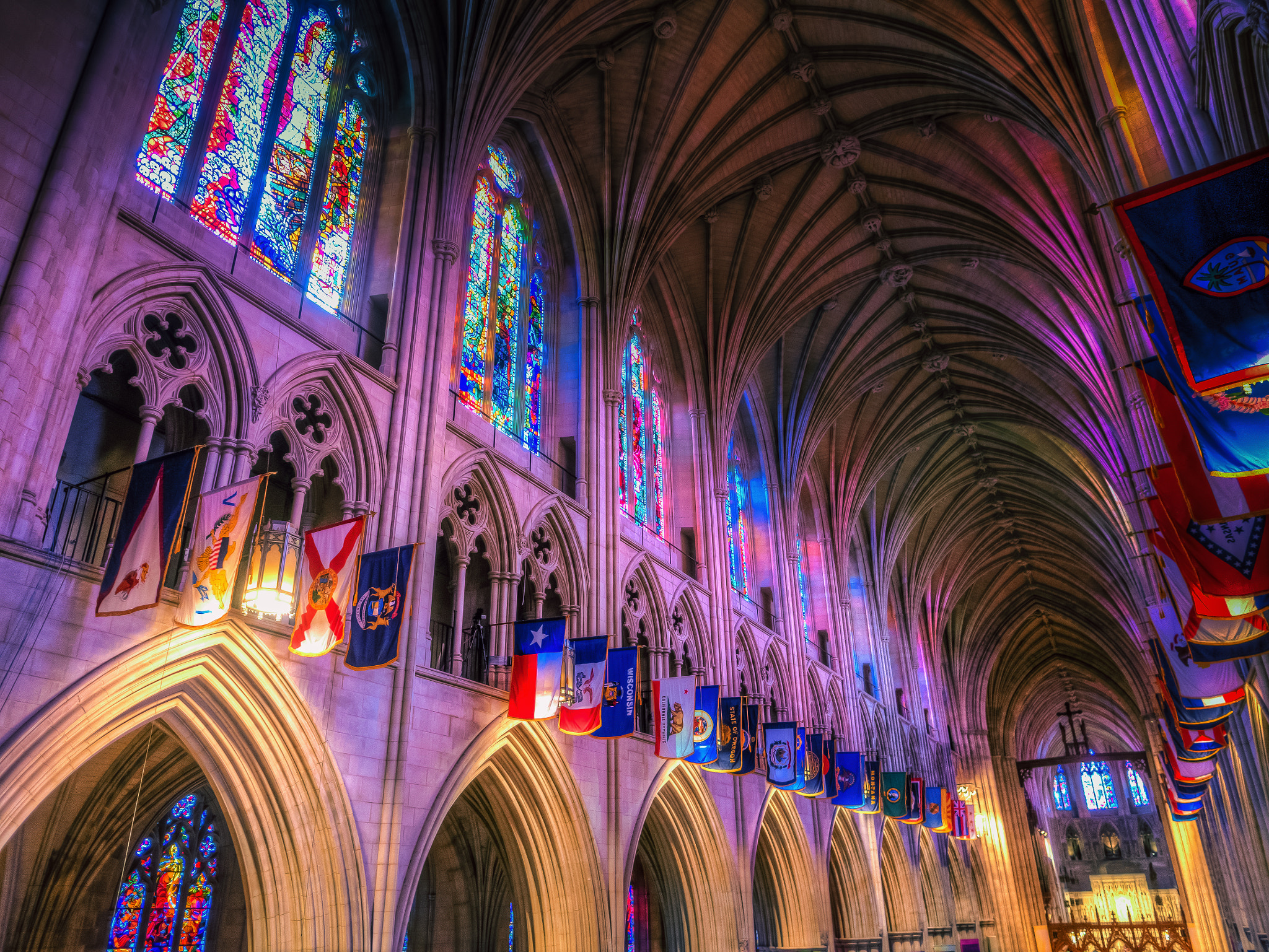 Panasonic Lumix DMC-GX7 + OLYMPUS M.12mm F2.0 sample photo. National cathedral photography