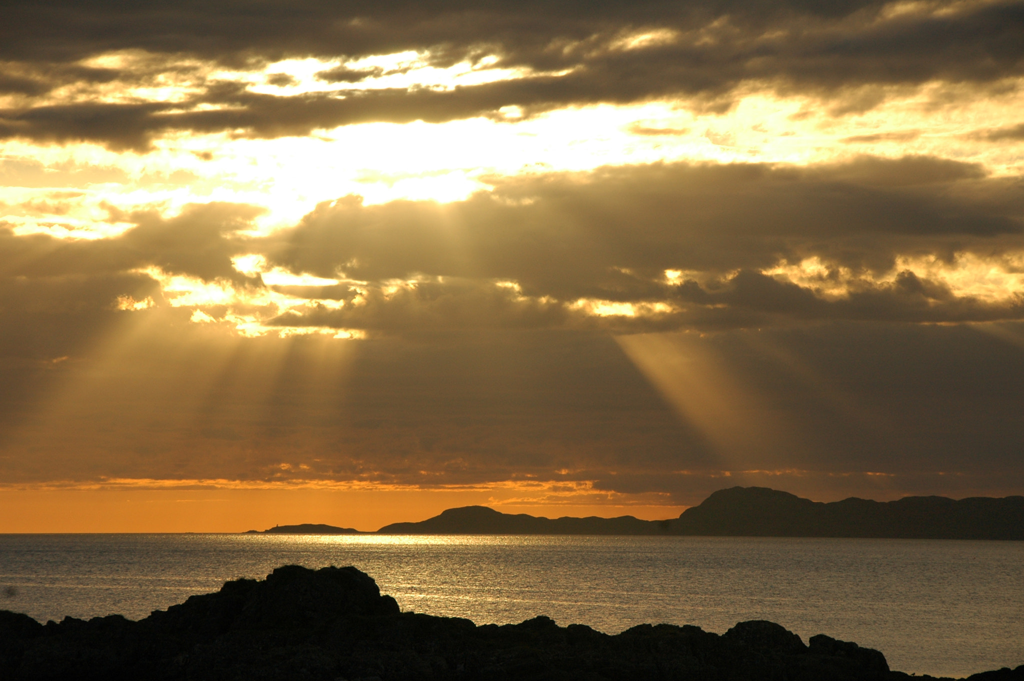 Nikon D70 sample photo. Golden sun burst photography