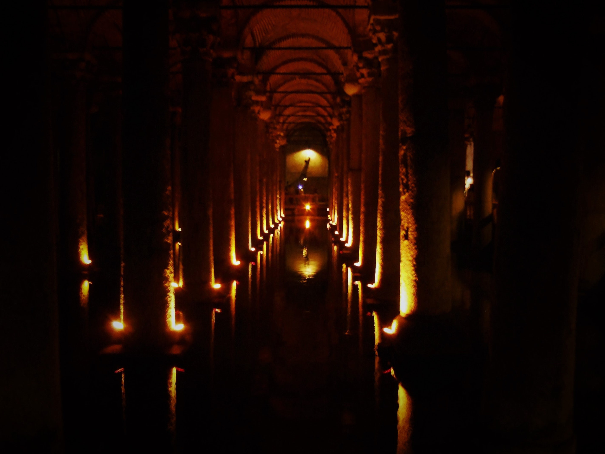 Fujifilm FinePix F31fd sample photo. Basilica cistern of byzantine emperor justiniani photography