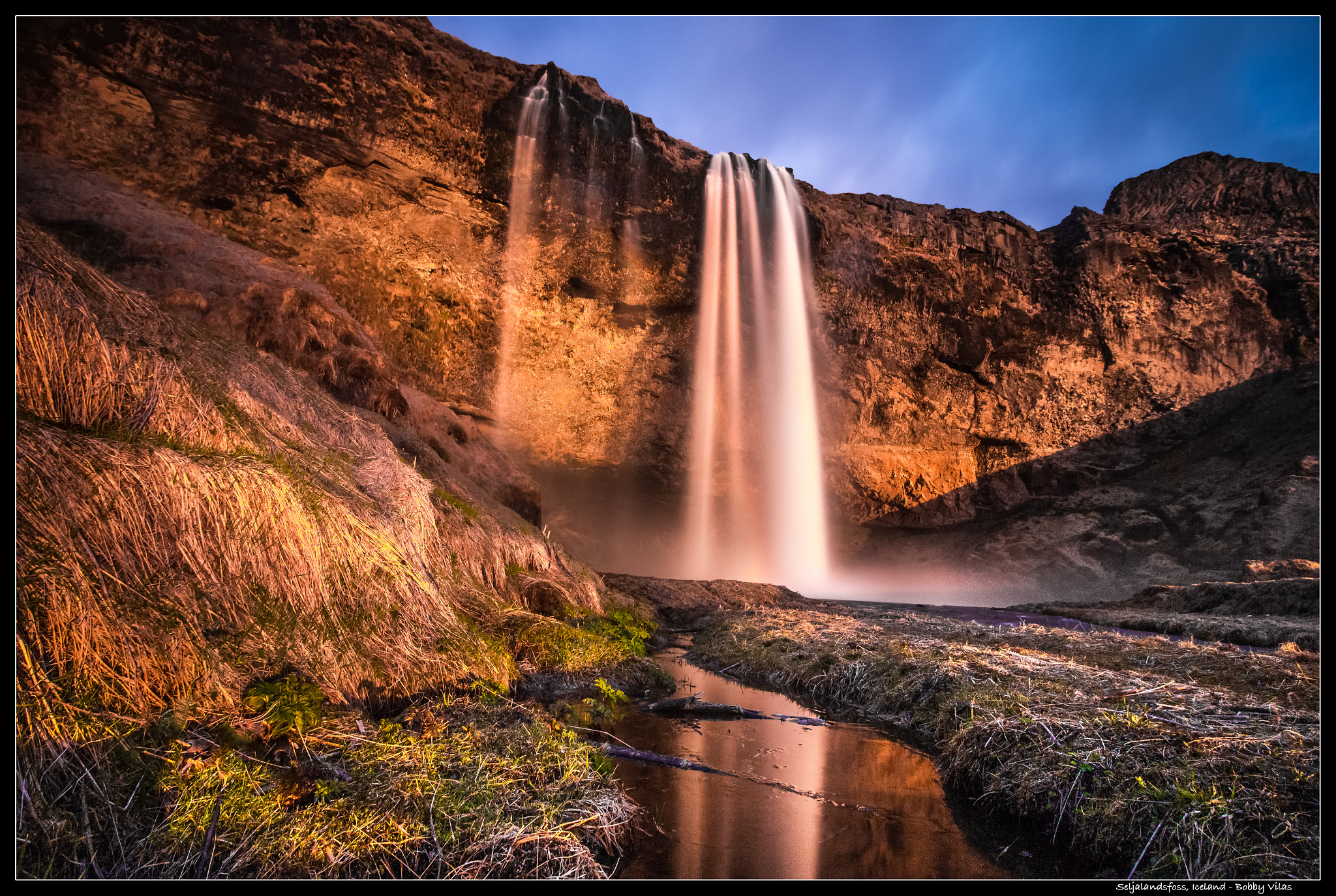 Canon EOS M + Canon EF-S 10-18mm F4.5–5.6 IS STM sample photo. Sunset at seljalandsfoss iceland photography