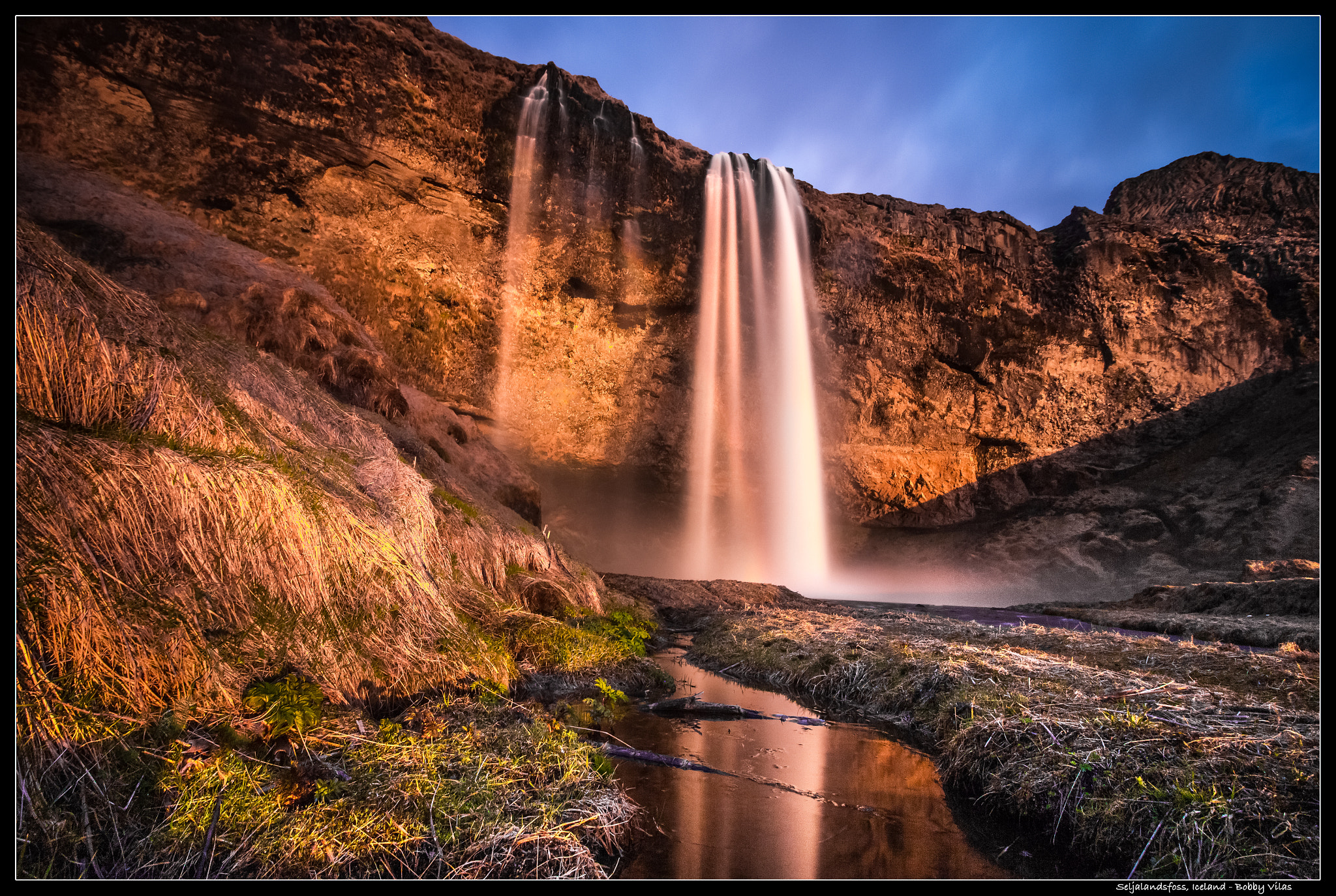 Canon EF-S 10-18mm F4.5–5.6 IS STM sample photo. Sunset at seljalandsfoss iceland photography