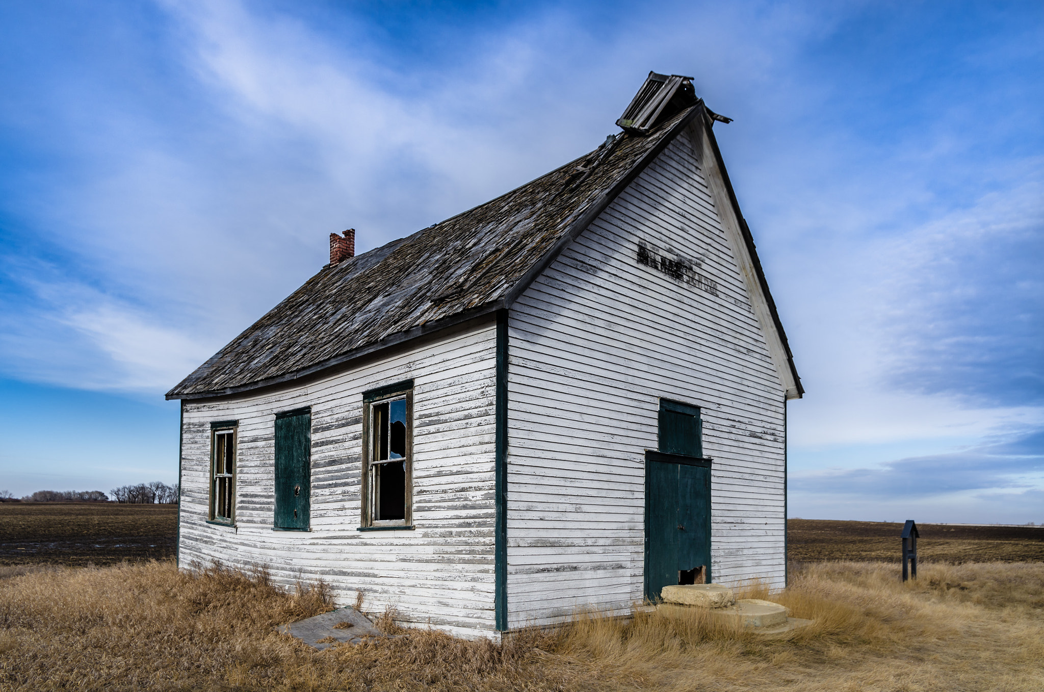 Pentax K-5 + Pentax smc DA 15mm F4 ED AL Limited sample photo. Saskatchewan school 2 of 2 photography