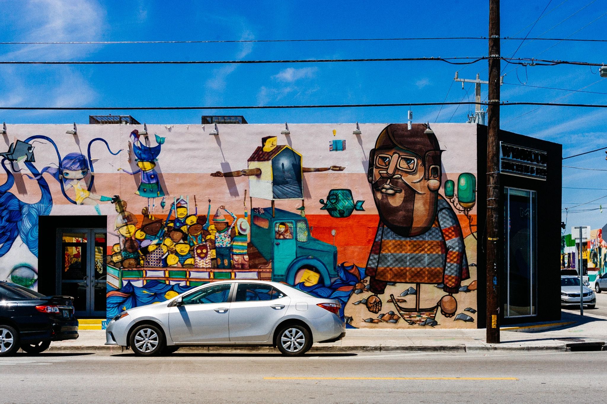 Canon EOS-1D Mark II + Canon EF 16-35mm F2.8L USM sample photo. Wynwood art district miami photography