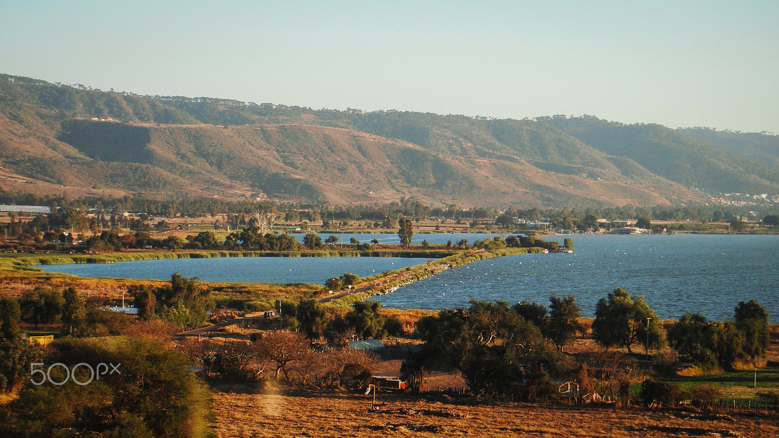 FujiFilm FinePix Z70 (FinePix Z71) sample photo. Zapotlan's lake view from the hill photography