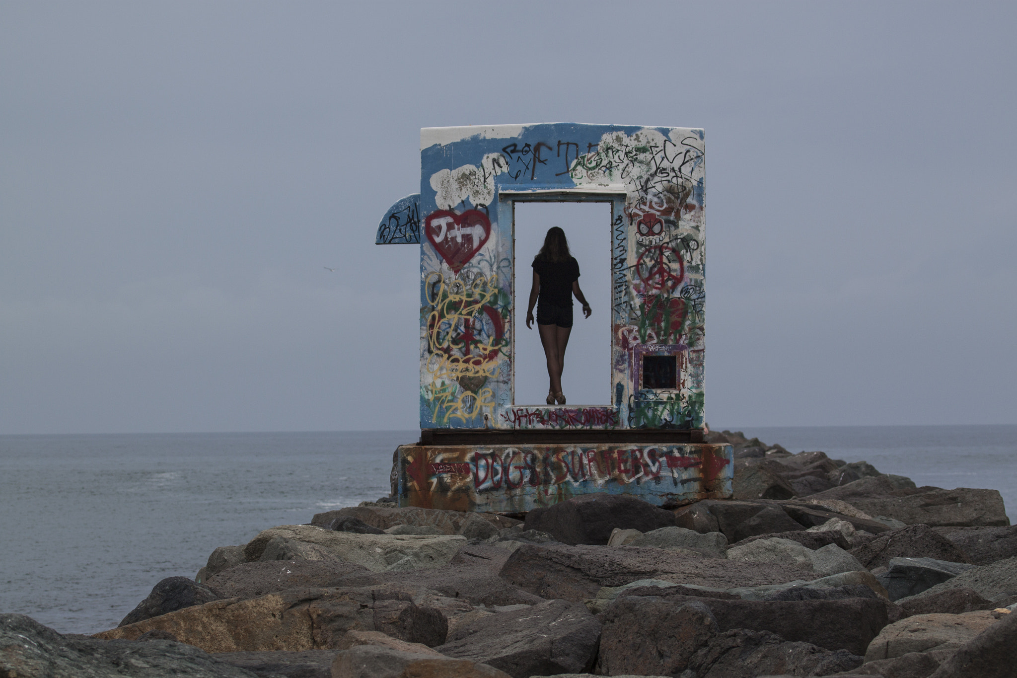 Canon EF 100-400mm F4.5-5.6L IS USM sample photo. Dancer at the jetty photography