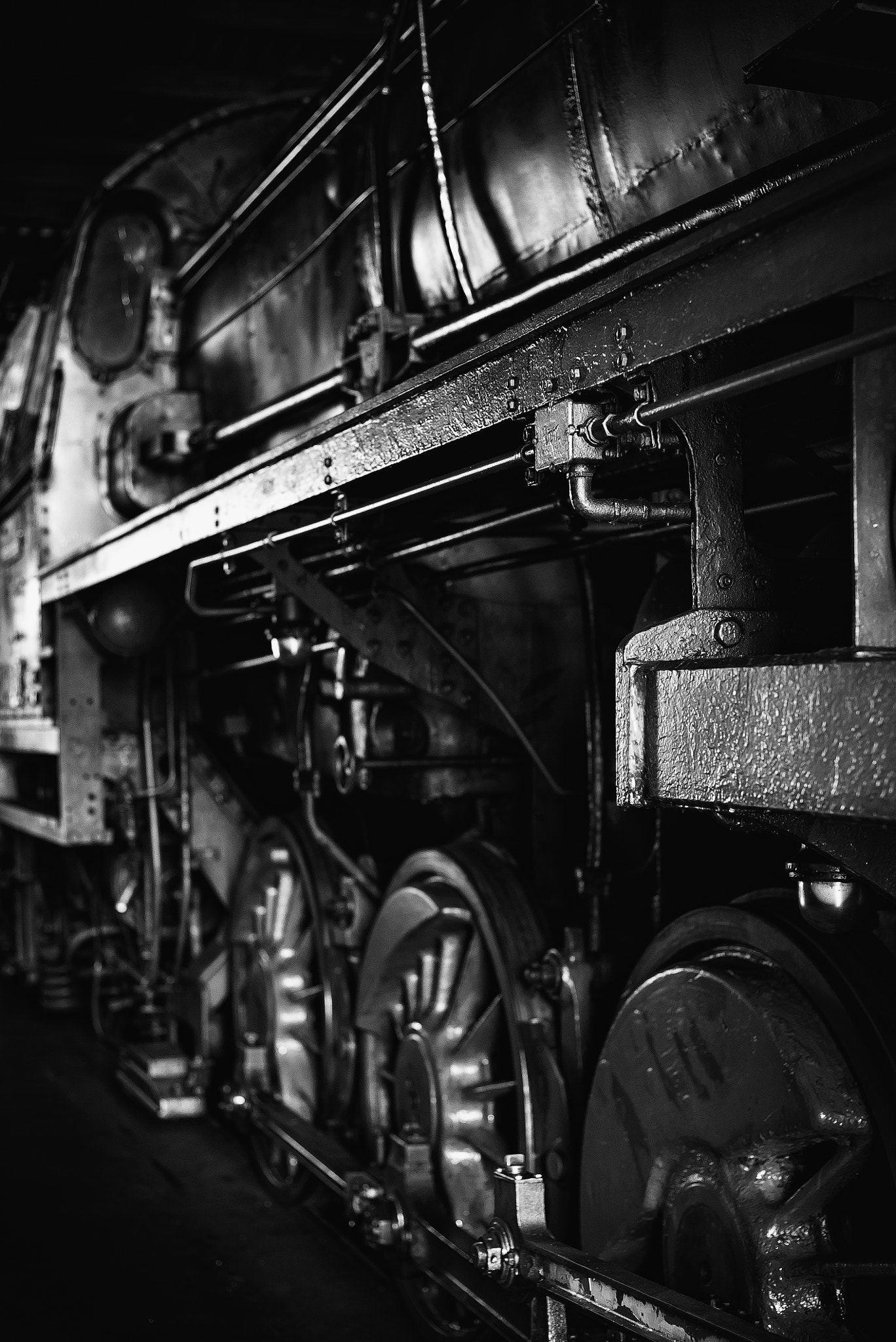 E 50mm F2 sample photo. Steam train photography