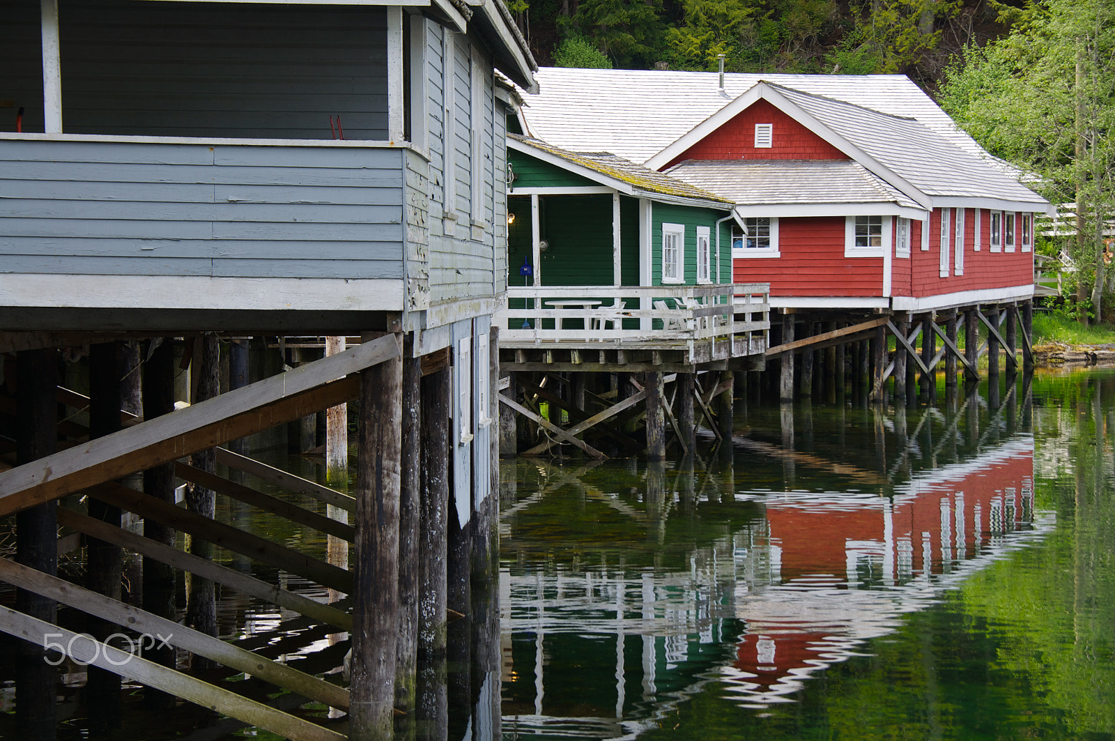 Sony Alpha DSLR-A580 sample photo. Pile-dwellings in telegraph cove photography