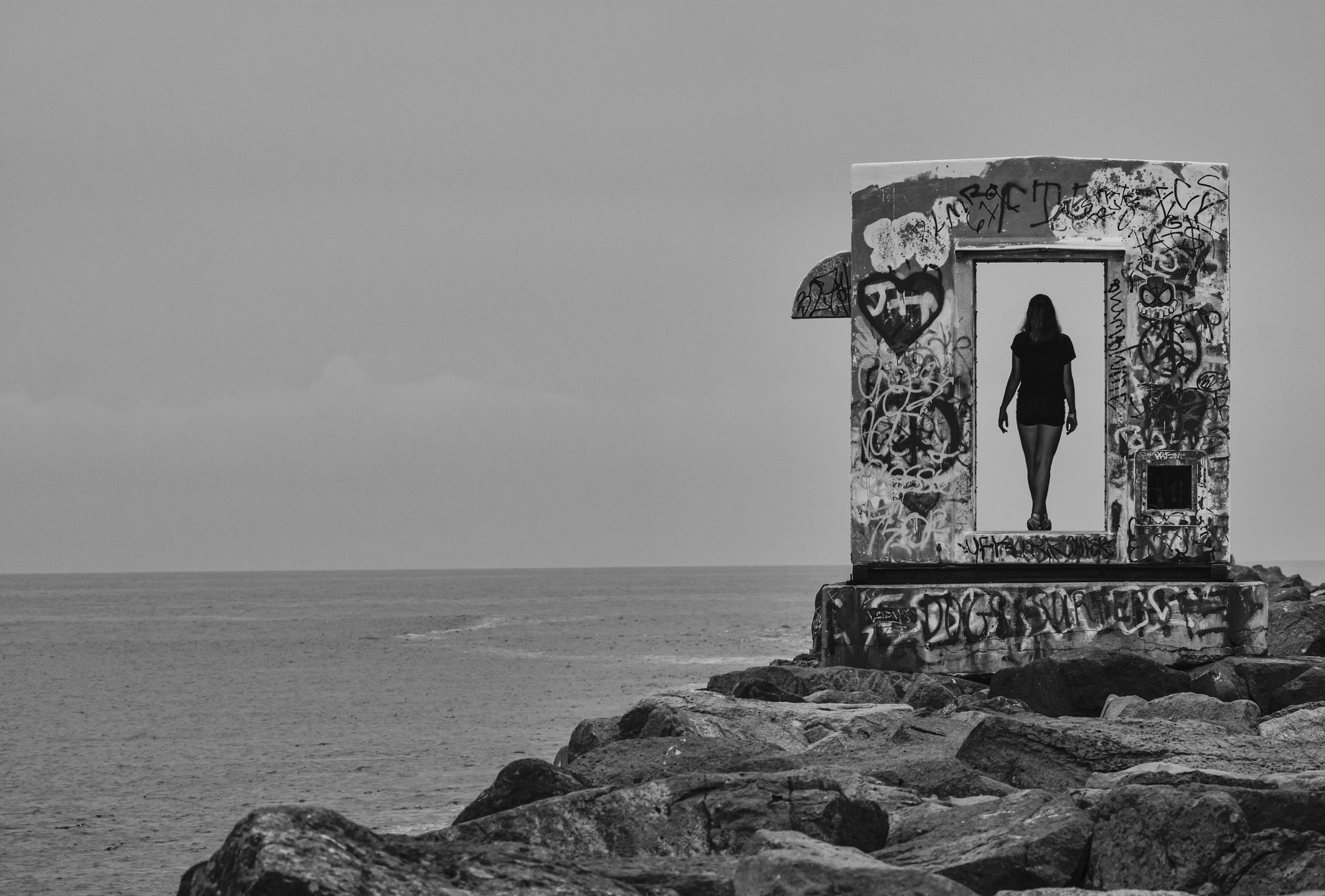 Canon EF 100-400mm F4.5-5.6L IS USM sample photo. Ballerina at the jetty photography