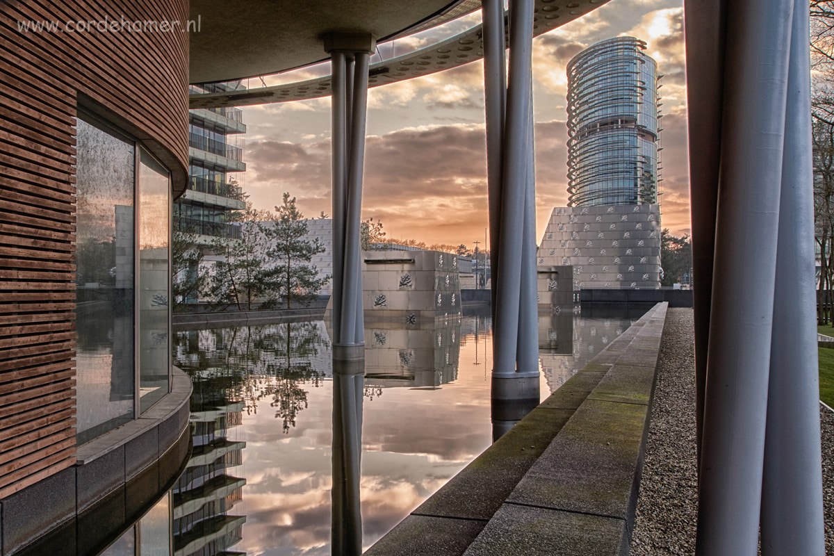 Sunset at the tax offices