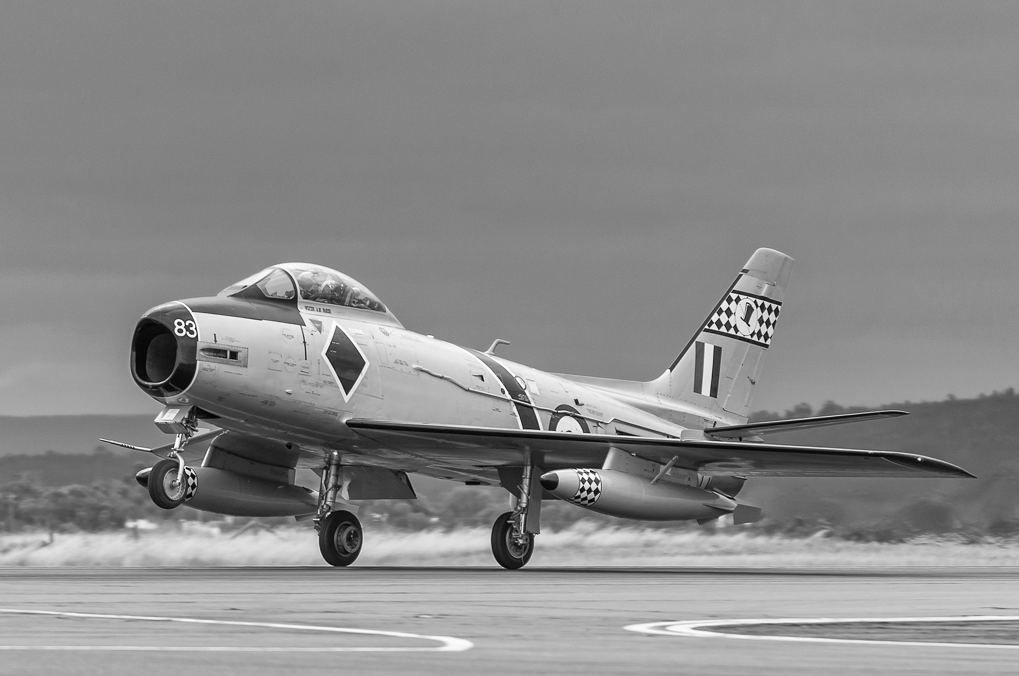 Nikon D2X sample photo. F-86 sabre photography