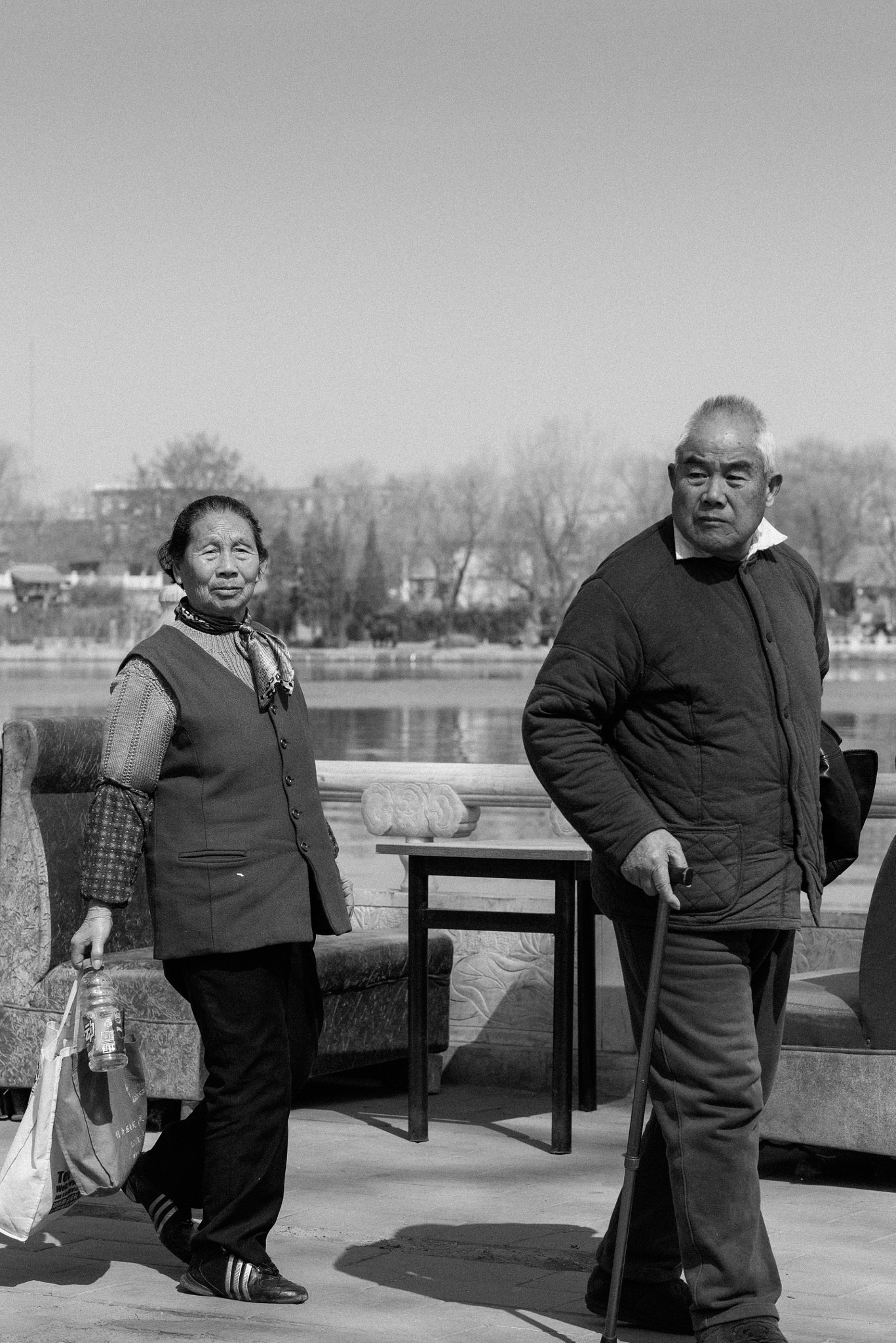Panasonic DMC-GM1S sample photo. Old couple photography