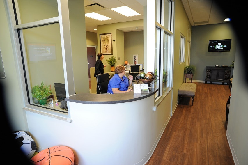 ZEISS Distagon T* 21mm F2.8 sample photo. Friendly front desk staff at implant dentistry beautiful dentistry in salisbury nc photography