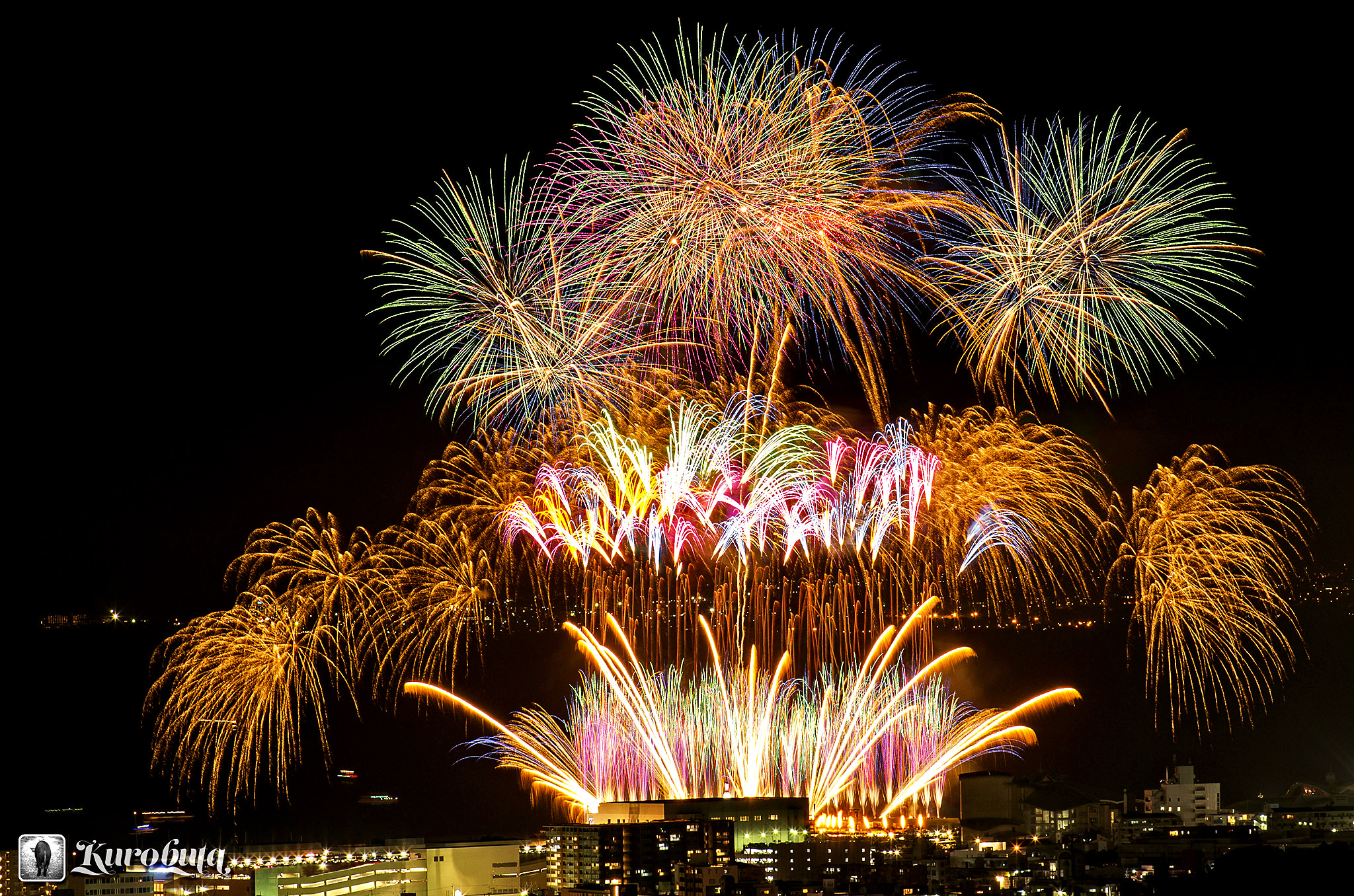 Pentax smc D-FA 100mm F2.8 Macro WR sample photo. Fireworks in okinawa photography
