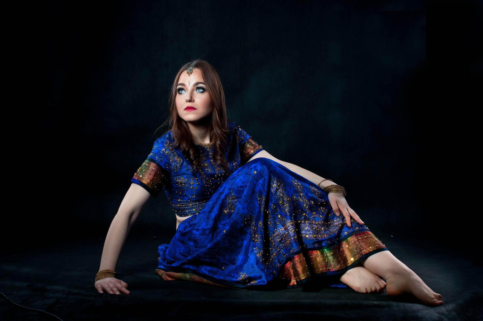 AF Zoom-Nikkor 28-85mm f/3.5-4.5 sample photo. Bollywood dress photography
