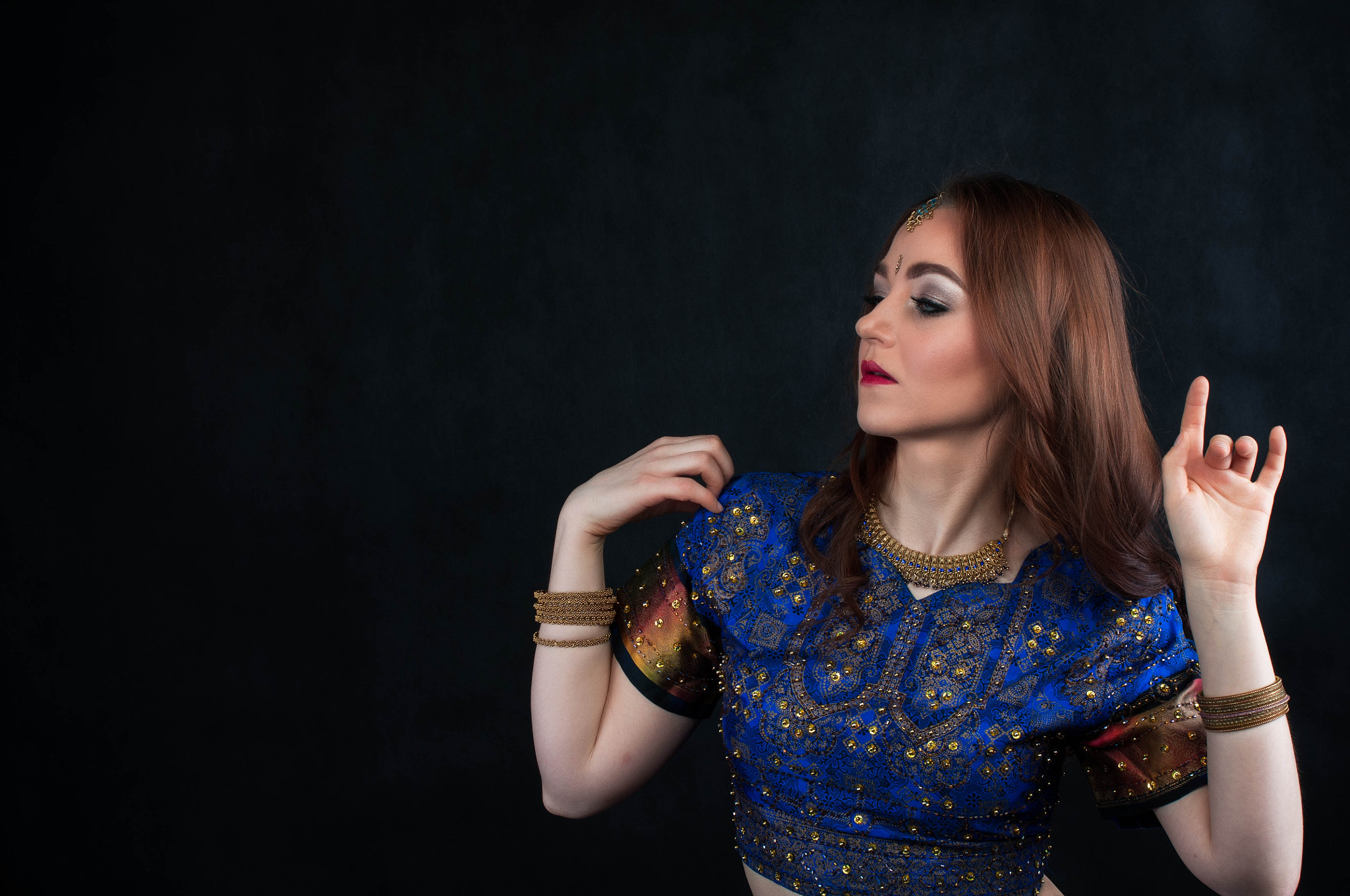 AF Zoom-Nikkor 28-85mm f/3.5-4.5 sample photo. Bollywood dress photography