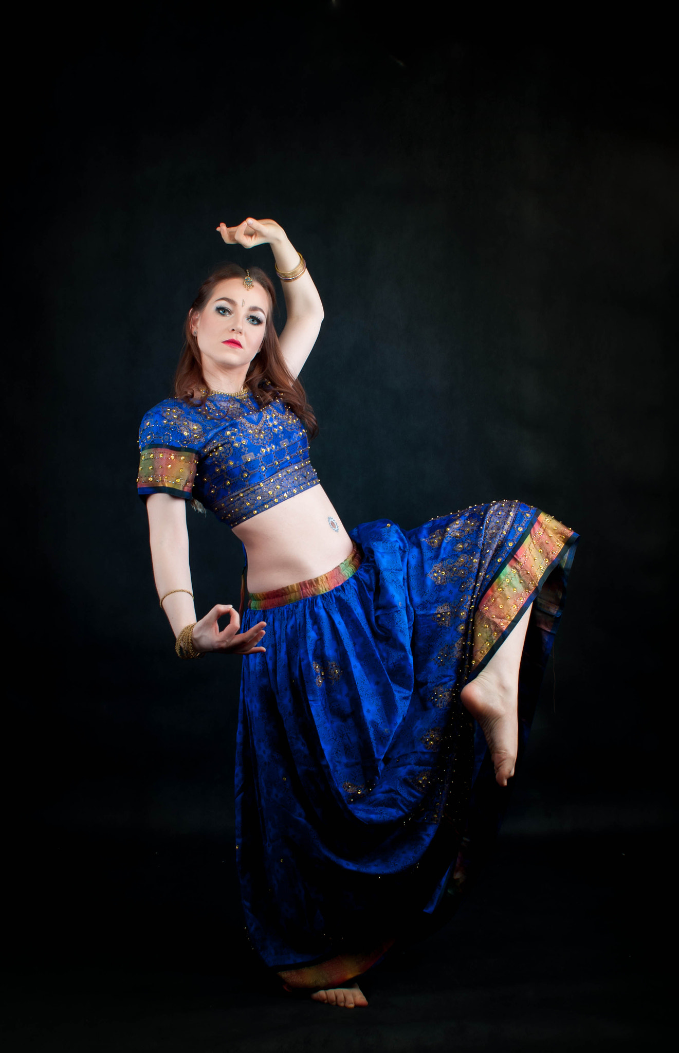 AF Zoom-Nikkor 28-85mm f/3.5-4.5 sample photo. Bollywood dress photography