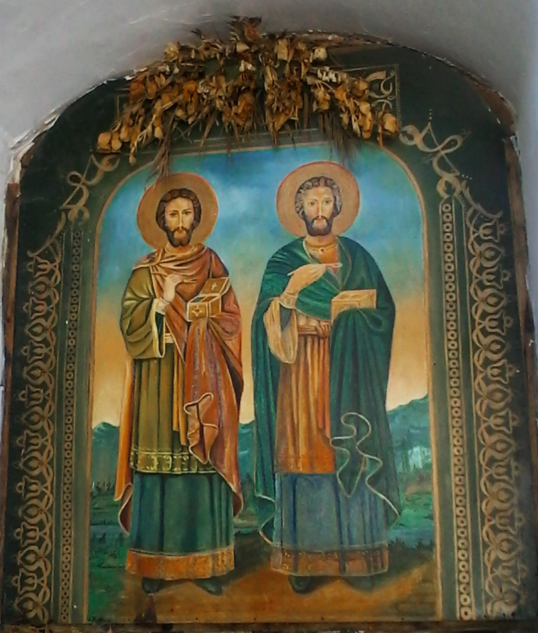 Samsung Galaxy Star sample photo. In monastery. bulgarian brothers saints. photography