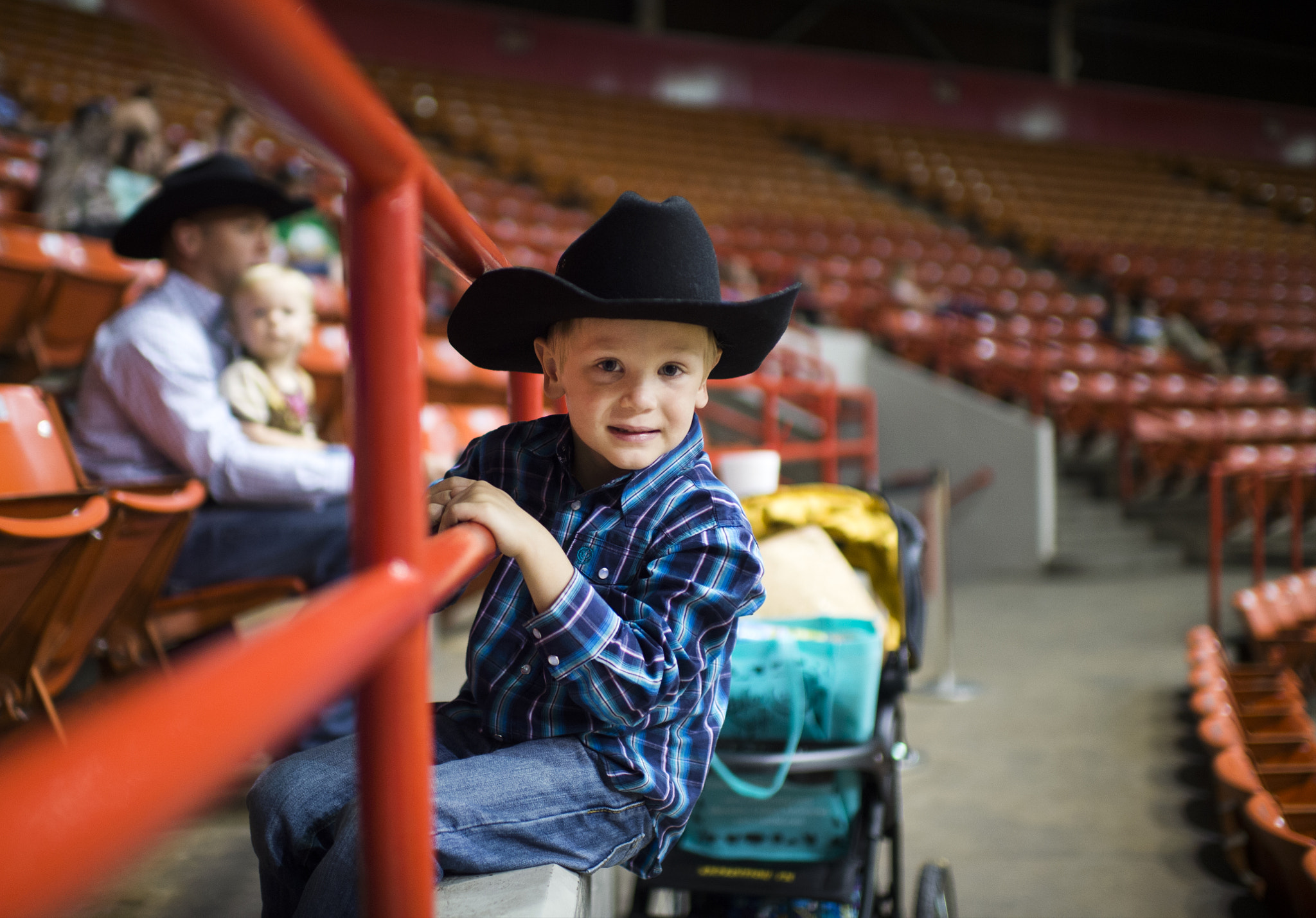 Nikon D4S + Nikon AF-S Nikkor 35mm F1.4G sample photo. Little cowboy at the rodeo photography