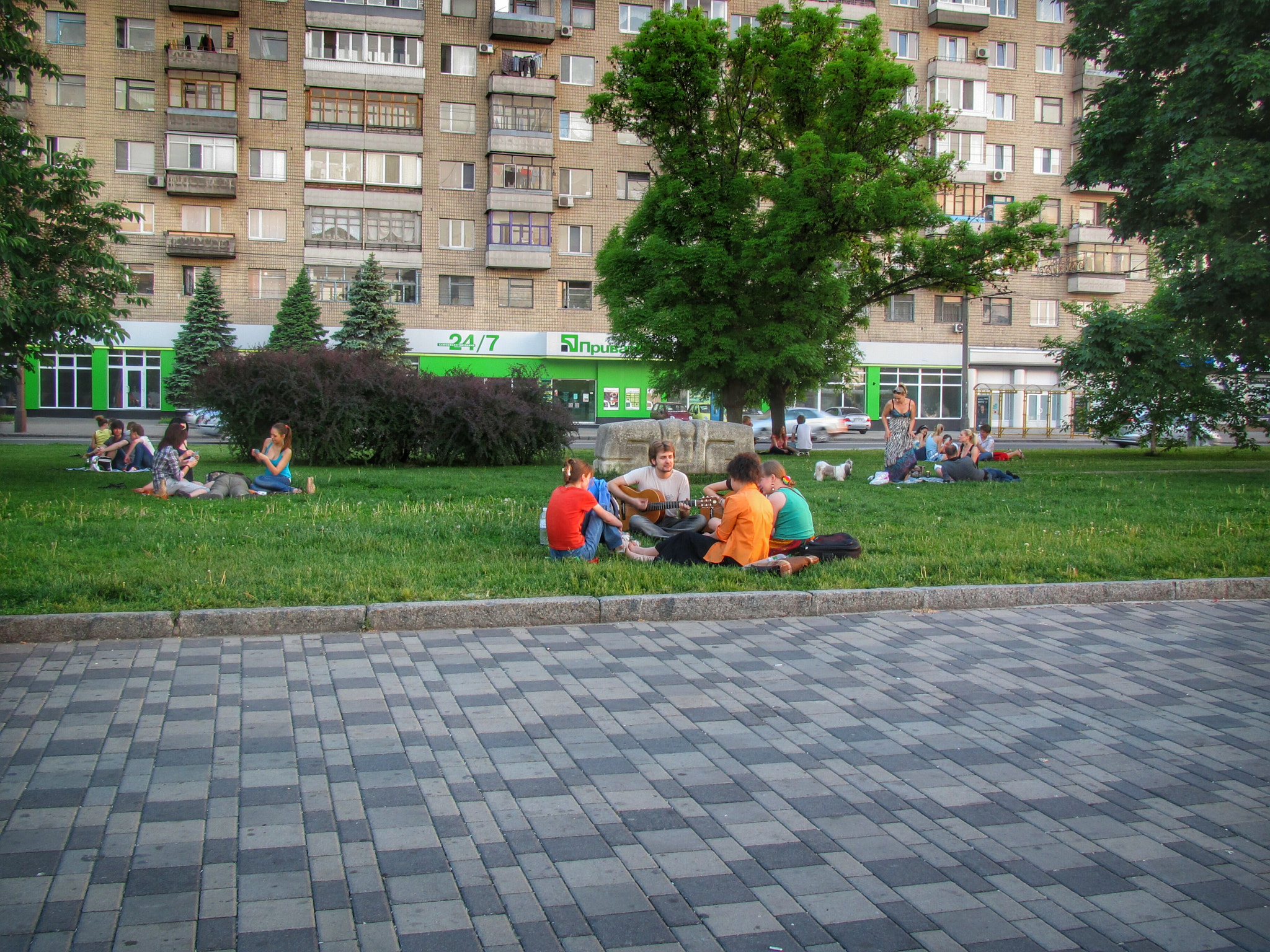 Canon PowerShot SD4500 IS (IXUS 1000 HS / IXY 50S) sample photo. He played guitar.  i was to shy to come closer. photography