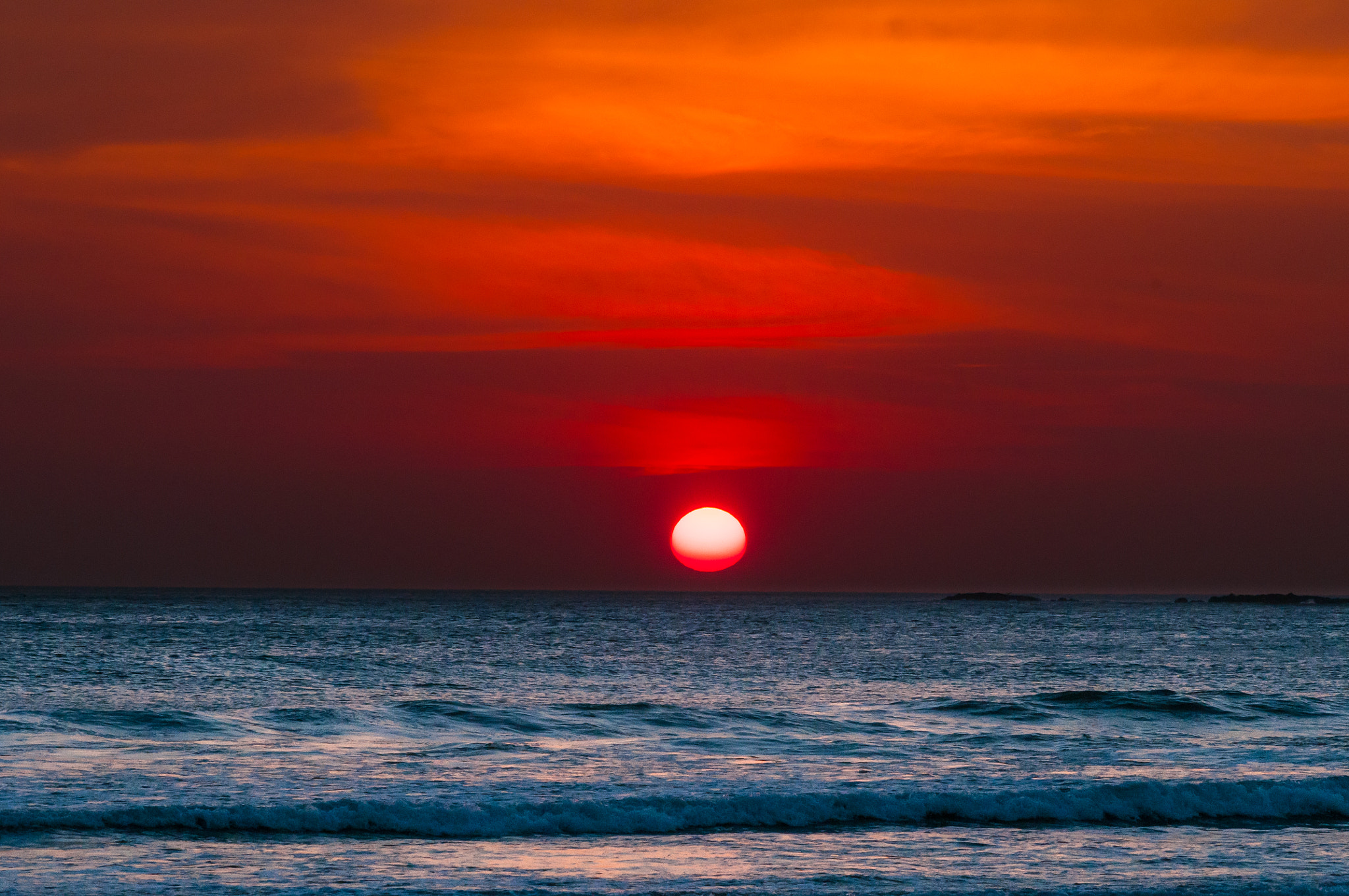 Sigma 70-300mm F4-5.6 APO DG Macro sample photo. Where the sun meets the pacific photography