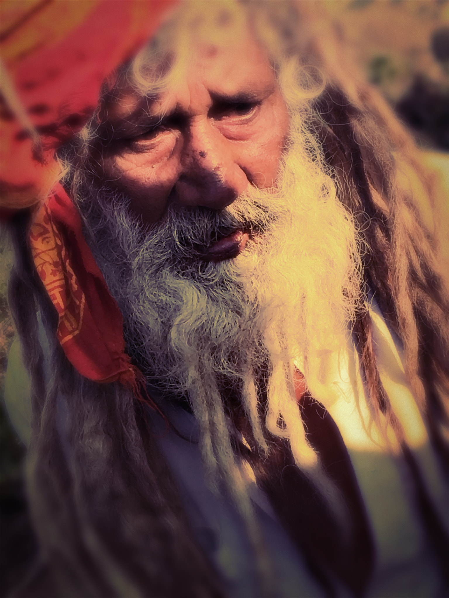 Hipstamatic 311 sample photo. Old sadhu, jodphur, india photography