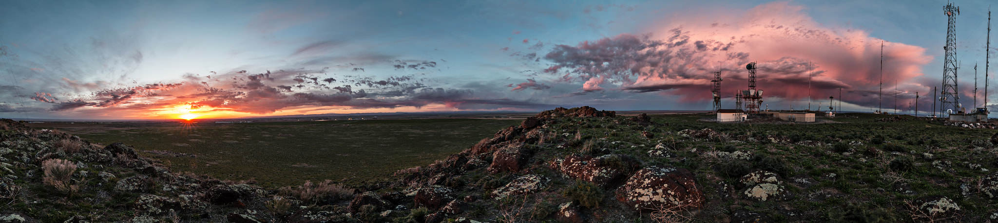 Tokina AT-X Pro 12-24mm F4 (IF) DX sample photo. Towers sundown photography