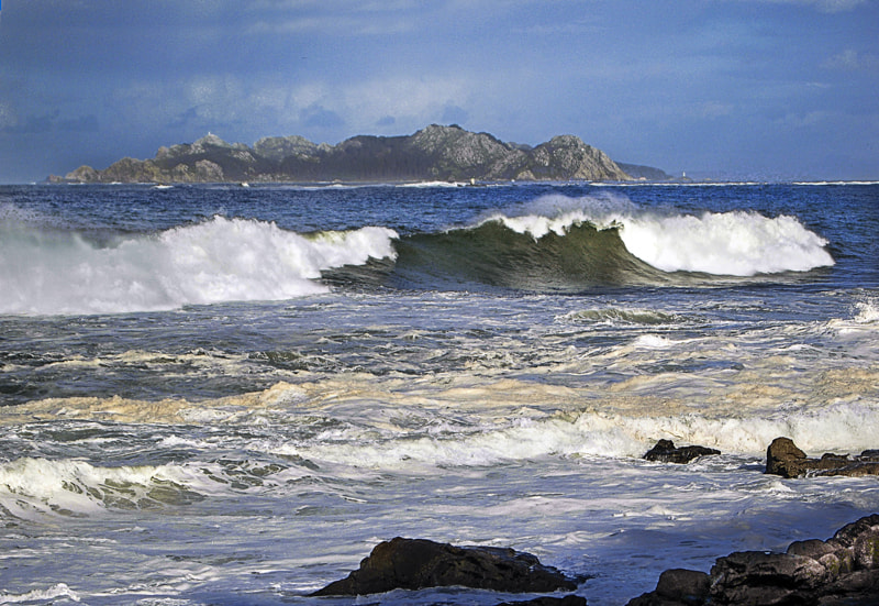 Nikon COOLPIX P3 sample photo. Desde bayona , islas cies photography