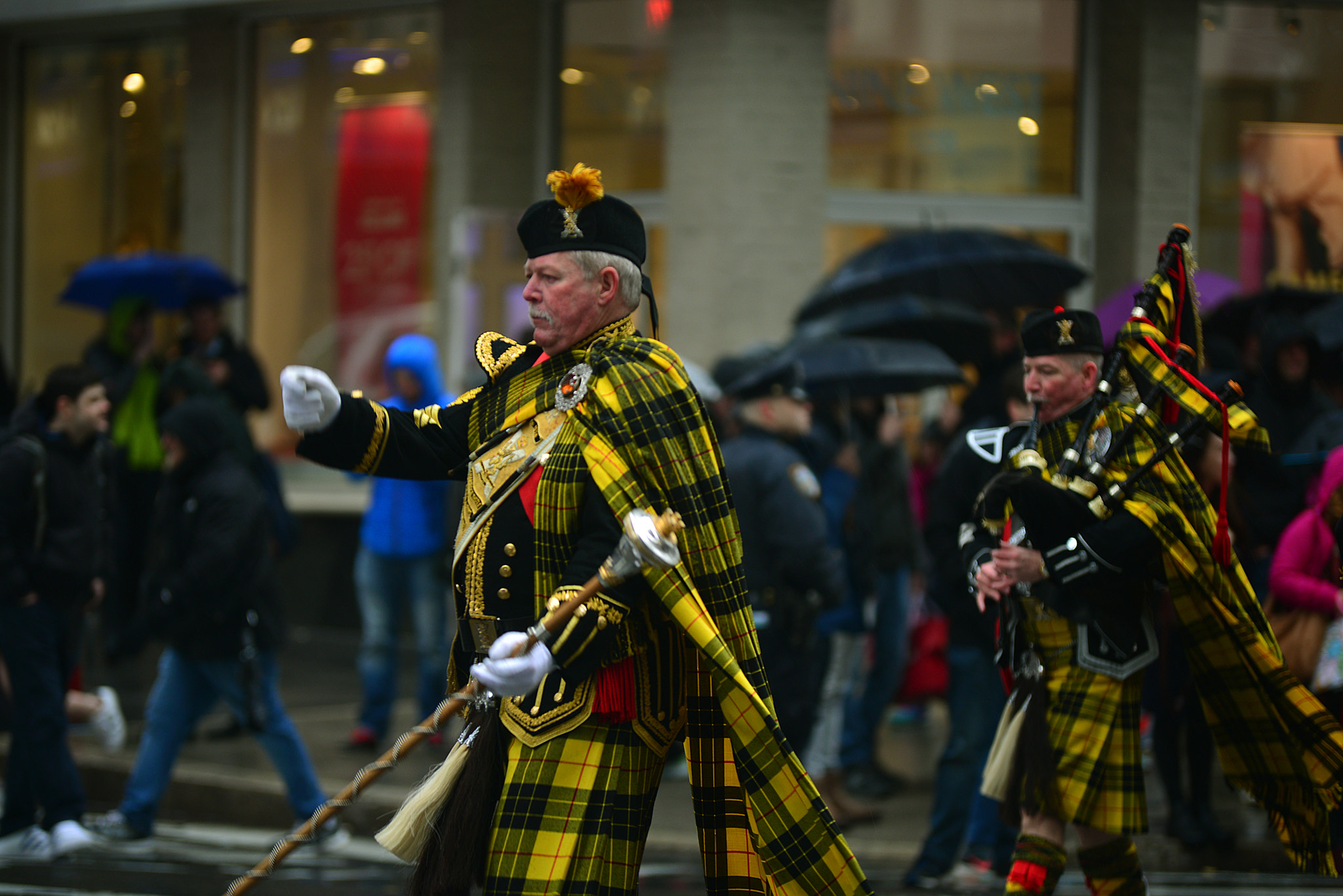 Nikon AF-S Nikkor 500mm F4D ED-IF II sample photo. New york tartan day parade 2016 photography