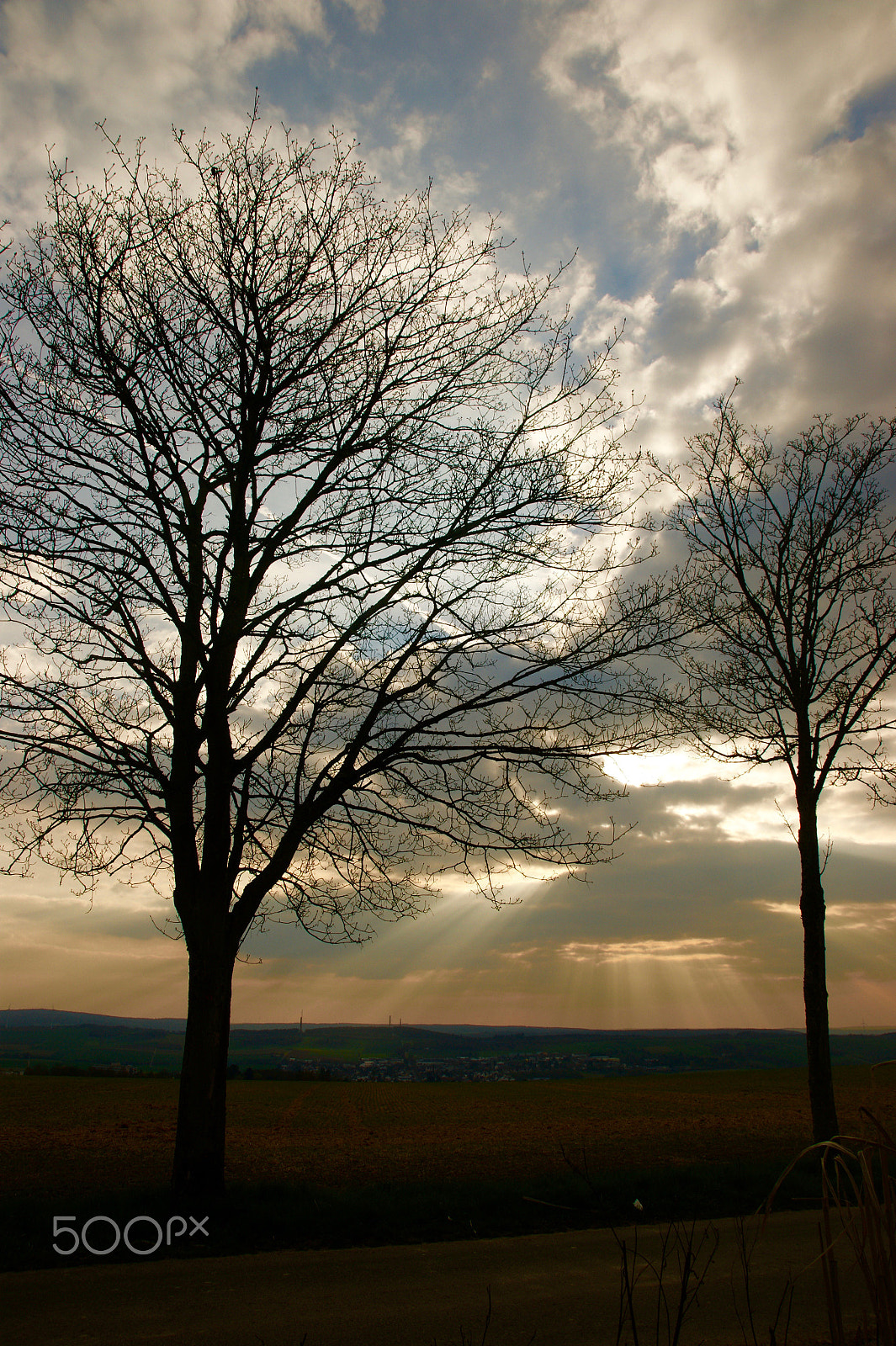 Sony Alpha DSLR-A290 + Sony DT 16-50mm F2.8 SSM sample photo. Sunset 10th april 2016 taunus/germany photography