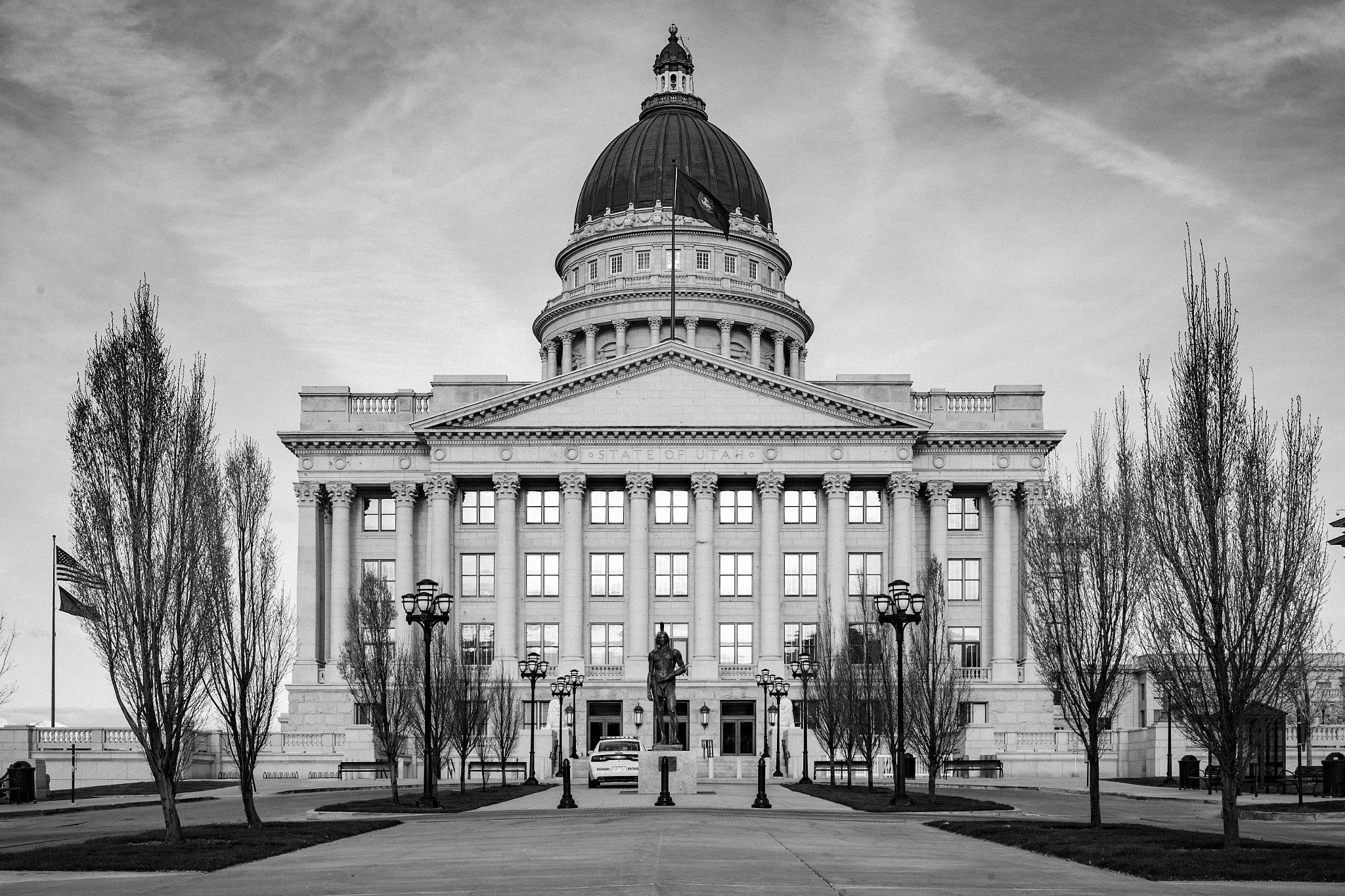 Leica M Monochrom (Typ 246) sample photo. Utah state capitol photography