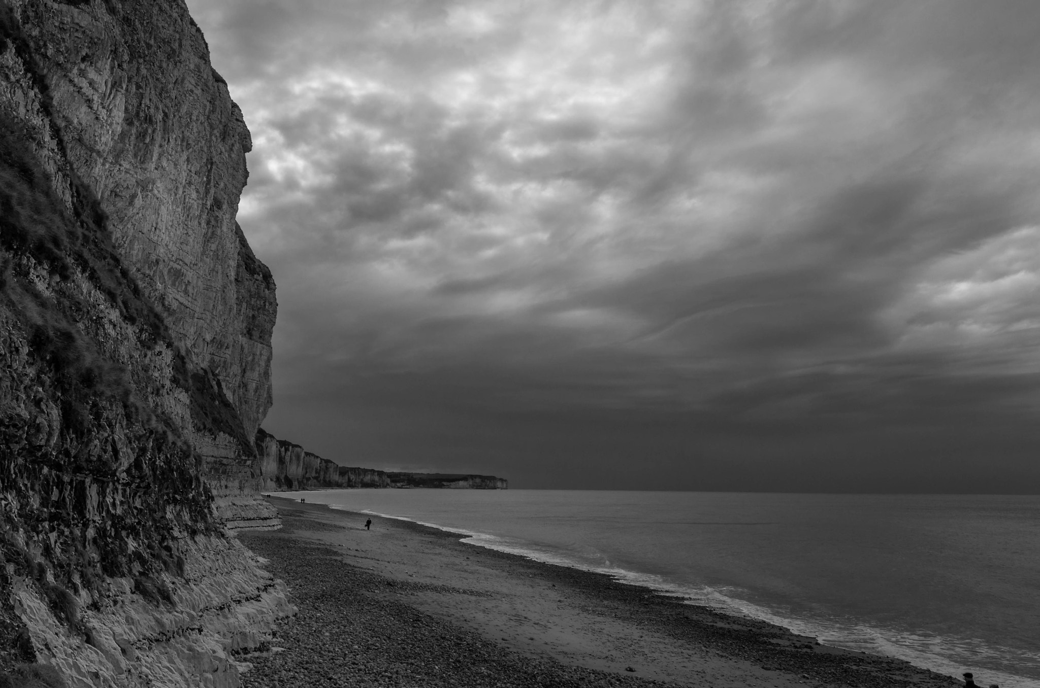 Pentax K-5 sample photo. Cliff of fécamp photography