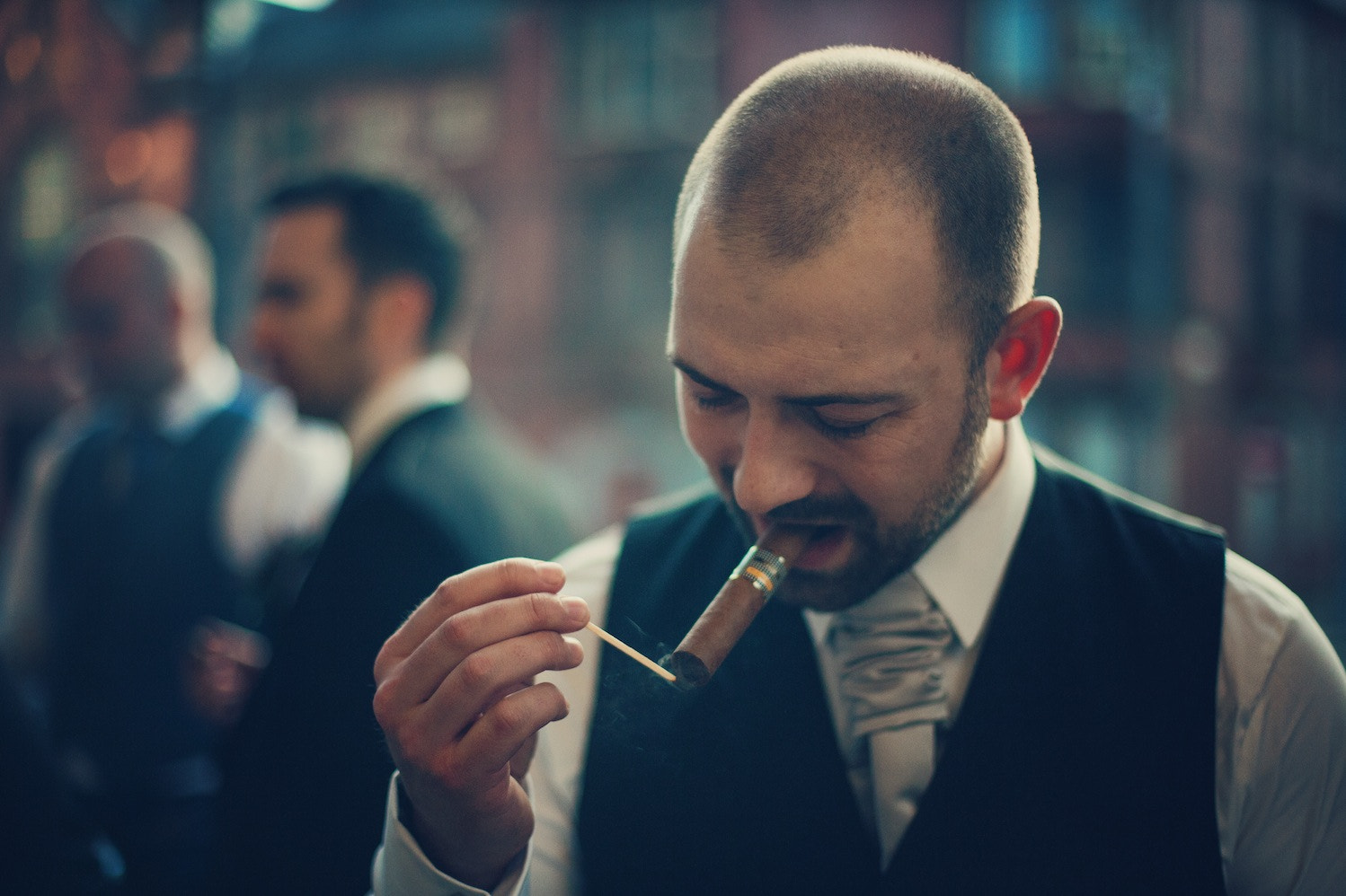 Canon EF 50mm F1.4 USM sample photo. St andrews in the square wedding, glasgow photography