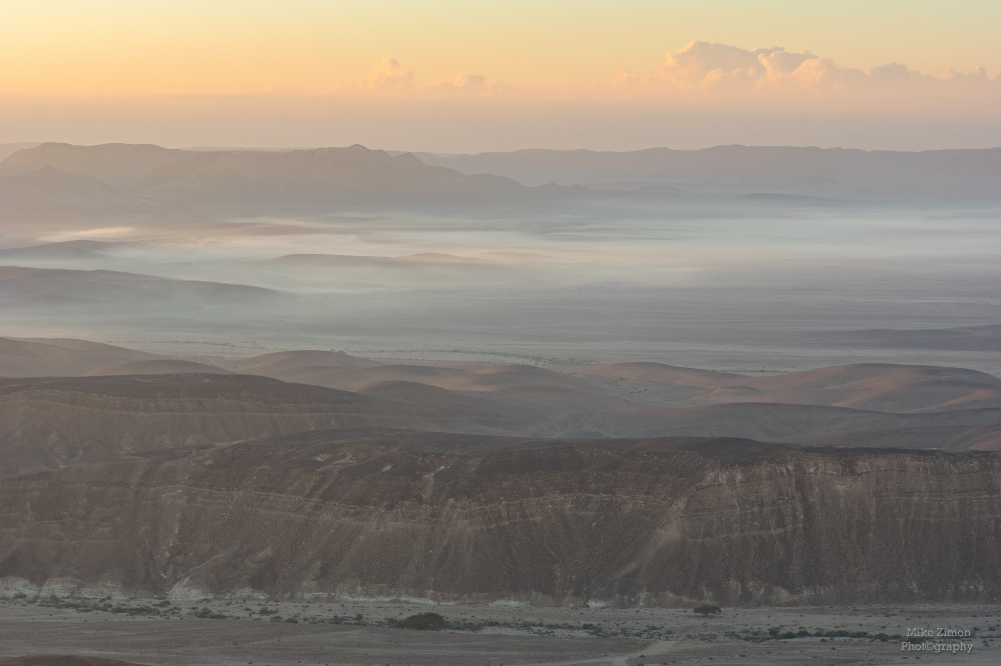 Sigma 70-200mm F2.8 EX DG OS HSM sample photo. Sunrise in negev desert photography