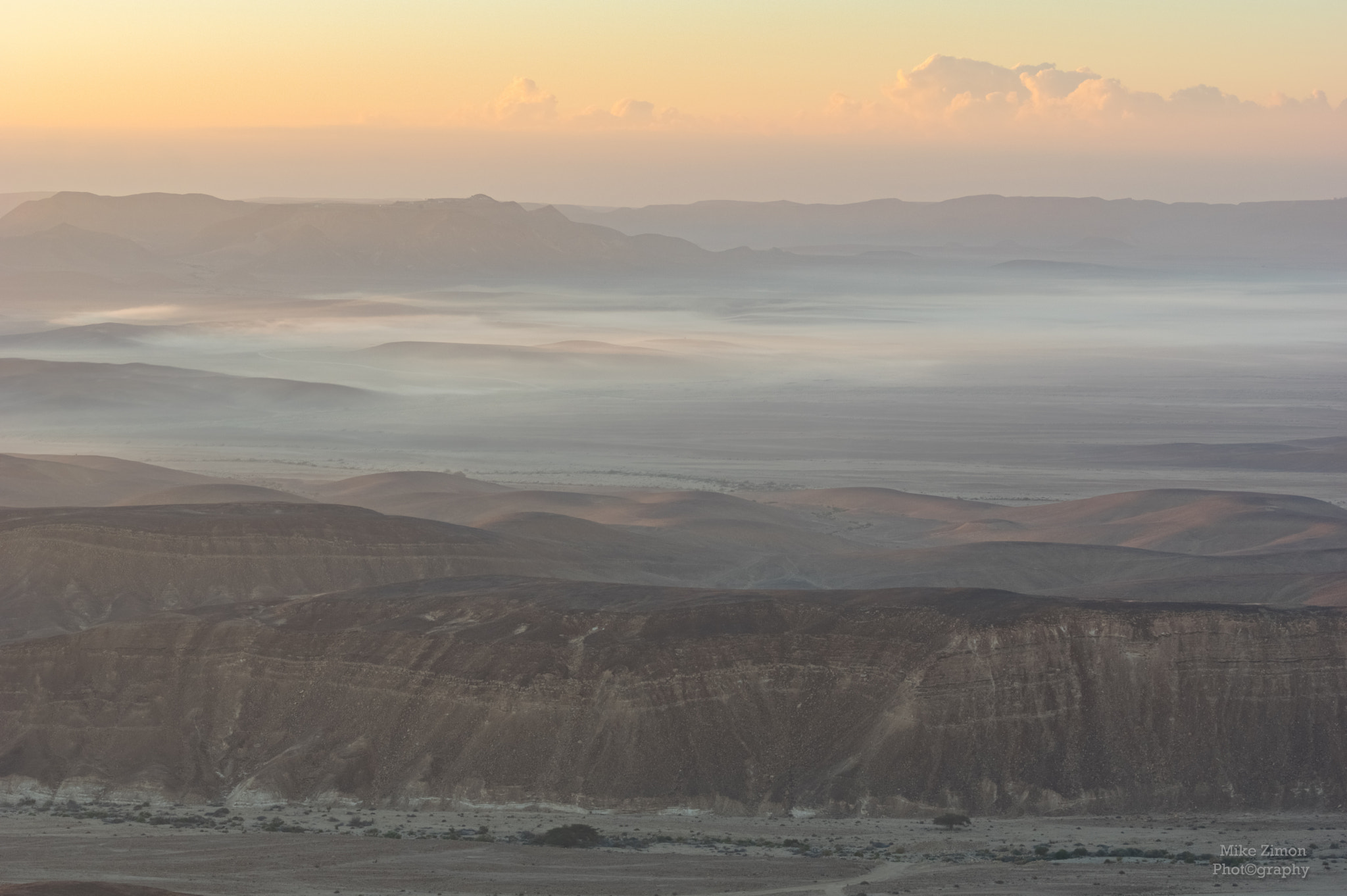 Pentax K-3 + Sigma 70-200mm F2.8 EX DG OS HSM sample photo. Sunrise in negev desert photography